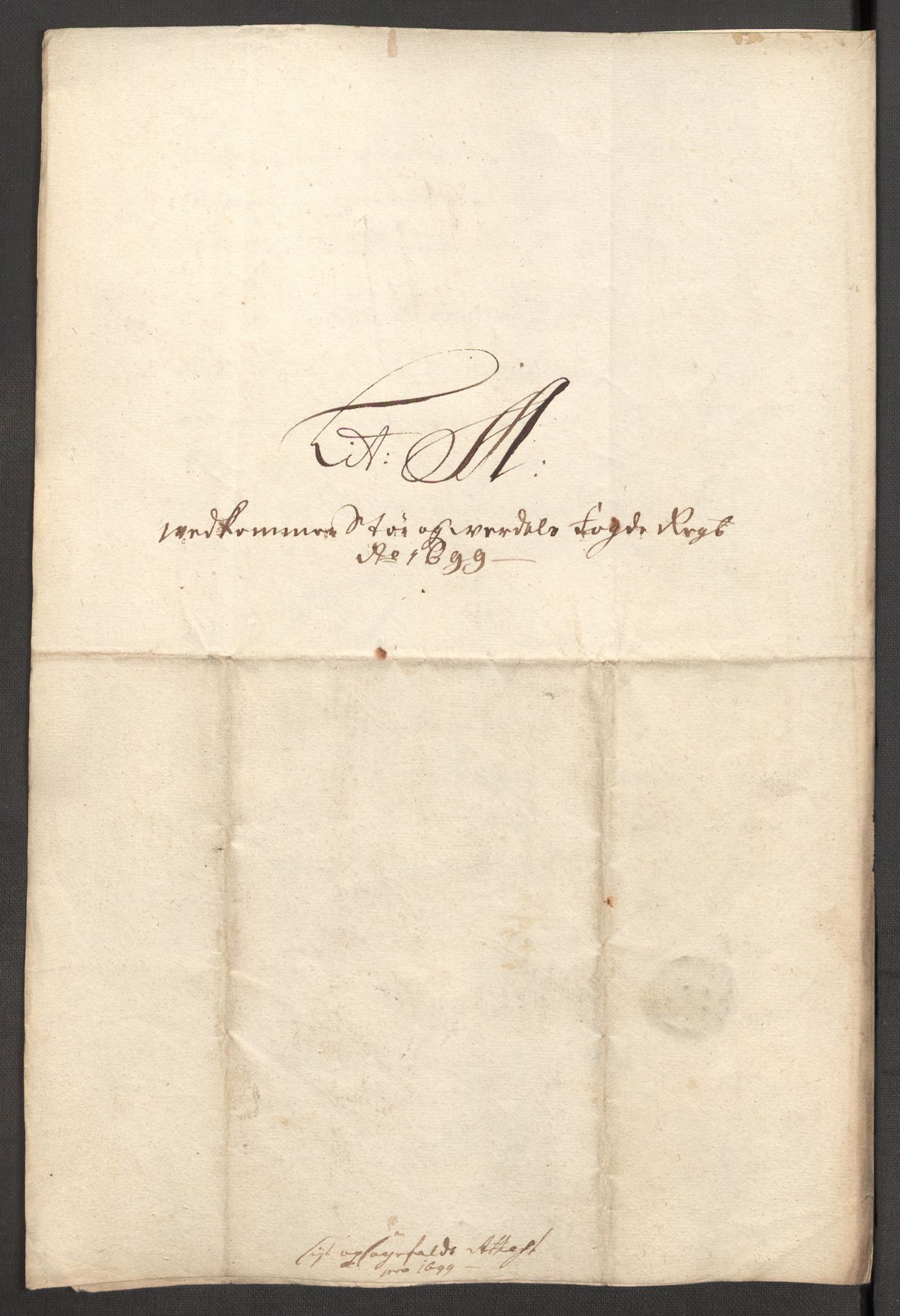 Rentekammeret inntil 1814, Reviderte regnskaper, Fogderegnskap, AV/RA-EA-4092/R62/L4191: Fogderegnskap Stjørdal og Verdal, 1699, p. 224