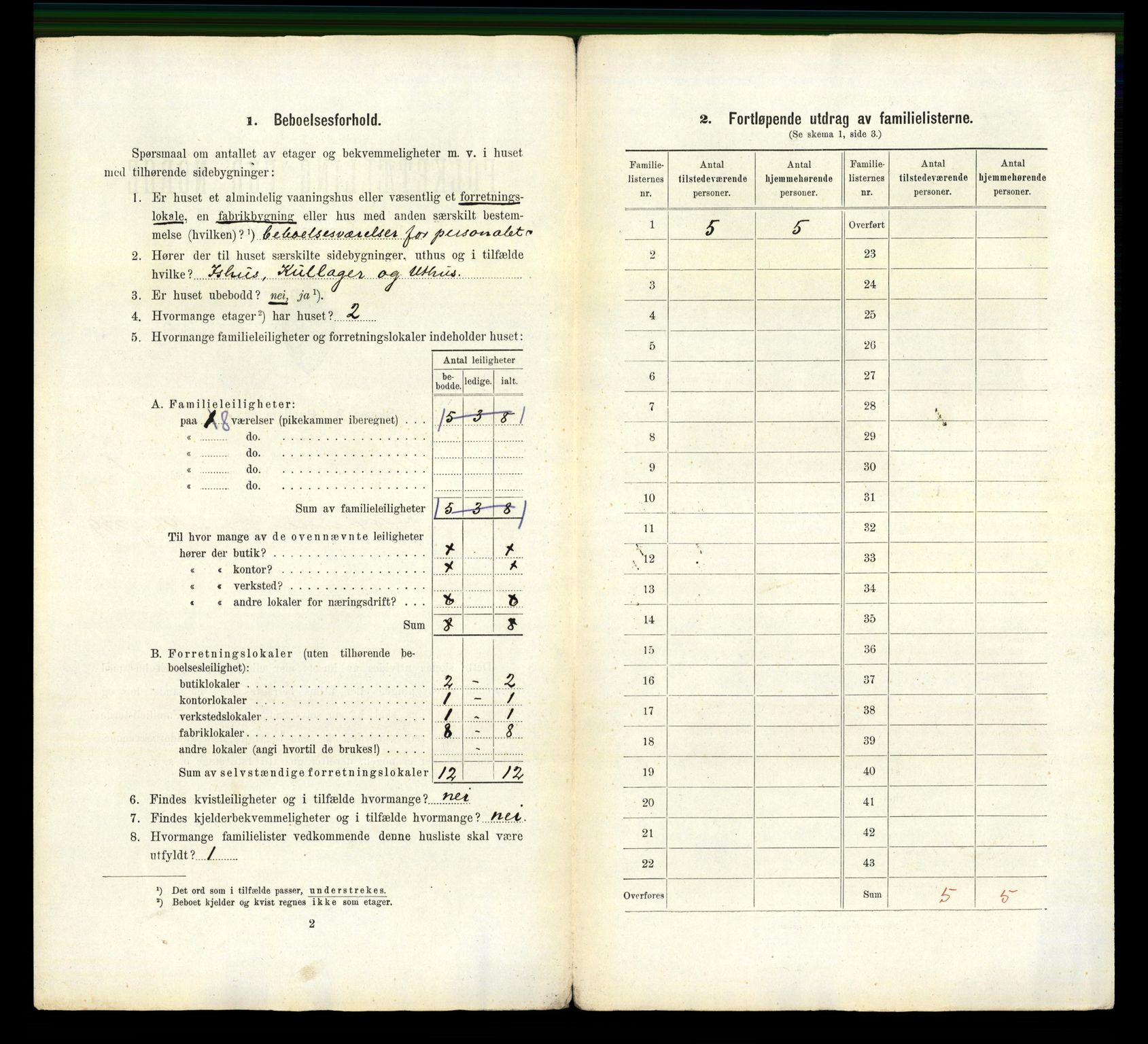 RA, 1910 census for Steinkjer, 1910, p. 301