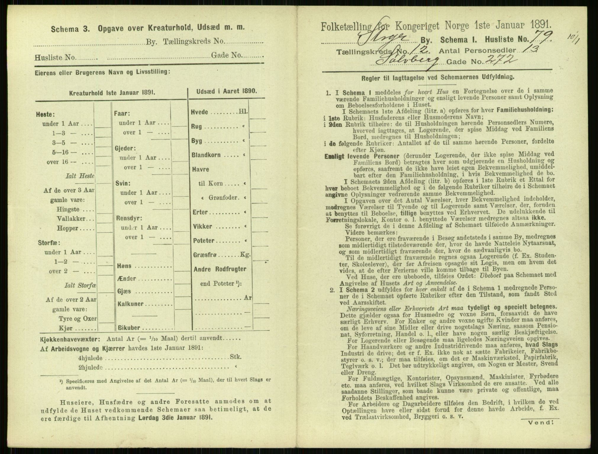 RA, 1891 census for 1103 Stavanger, 1891, p. 2317