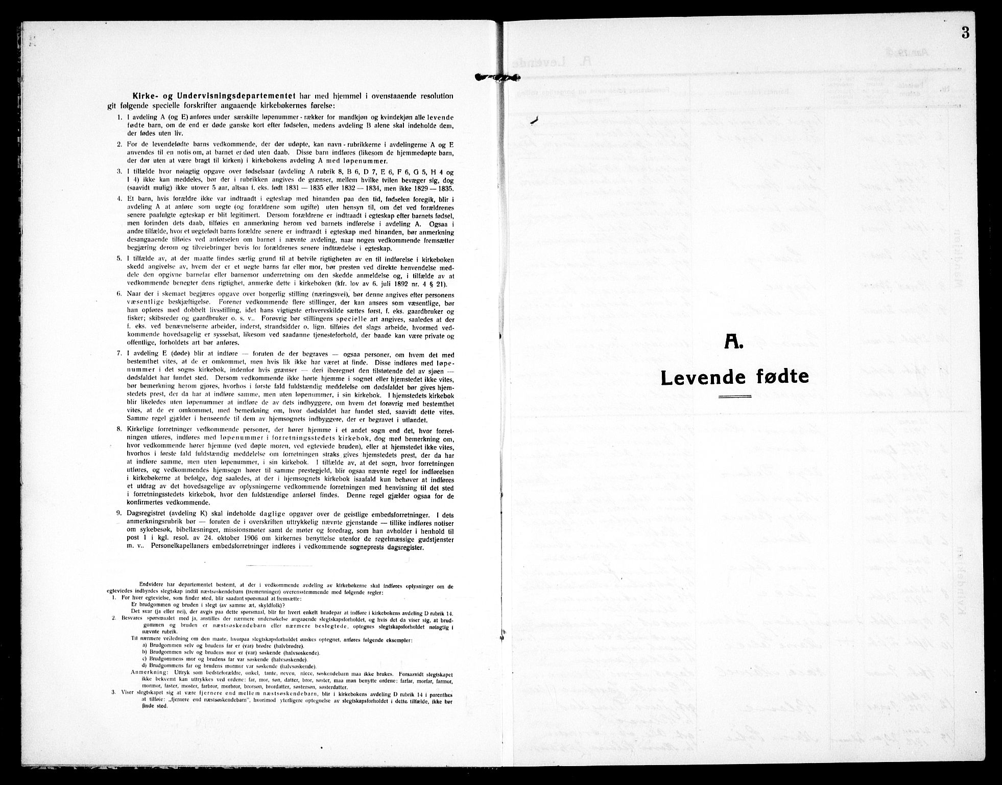 Eidsberg prestekontor Kirkebøker, SAO/A-10905/G/Ga/L0003: Parish register (copy) no. I 3, 1913-1937, p. 3