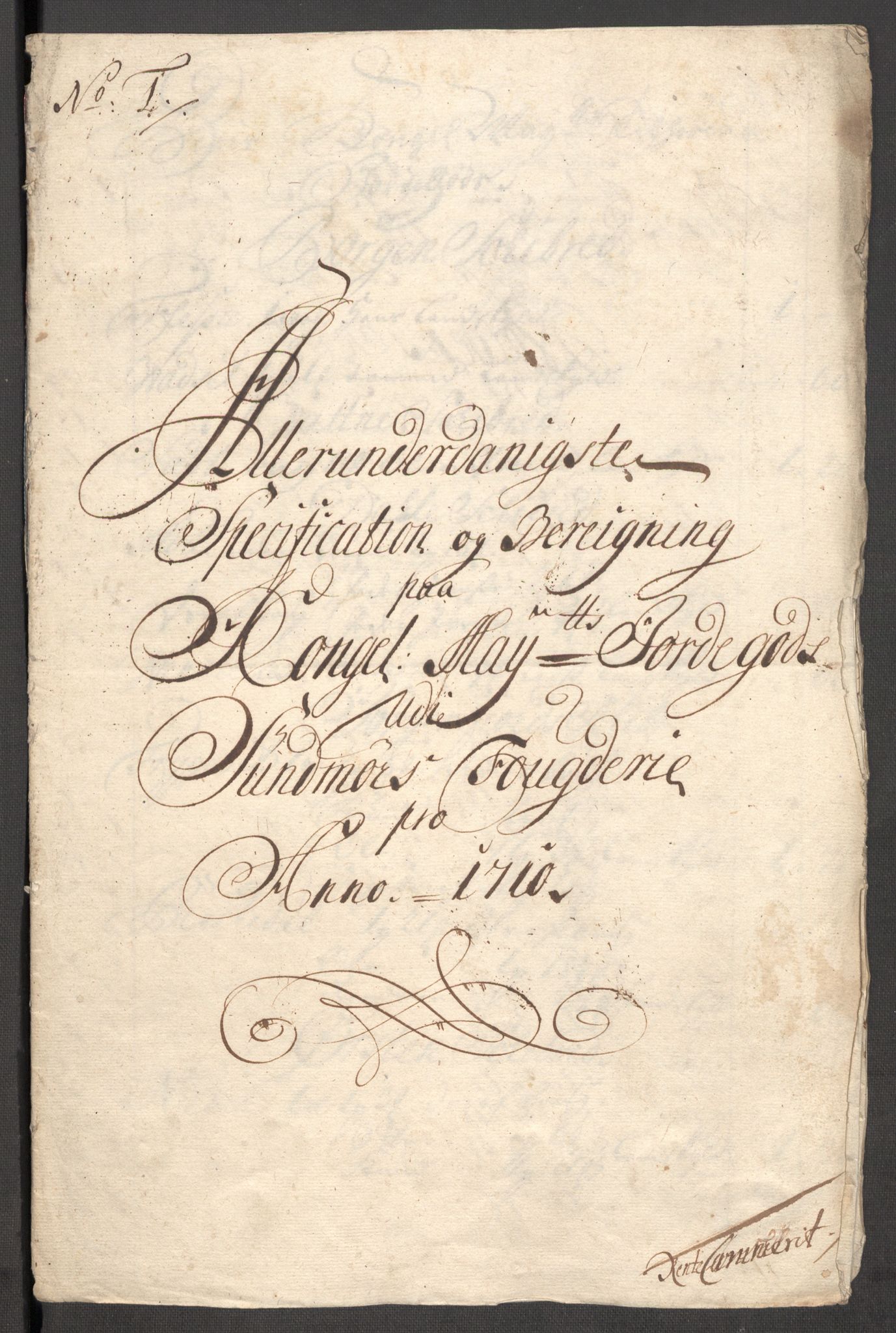 Rentekammeret inntil 1814, Reviderte regnskaper, Fogderegnskap, RA/EA-4092/R54/L3563: Fogderegnskap Sunnmøre, 1710, p. 34