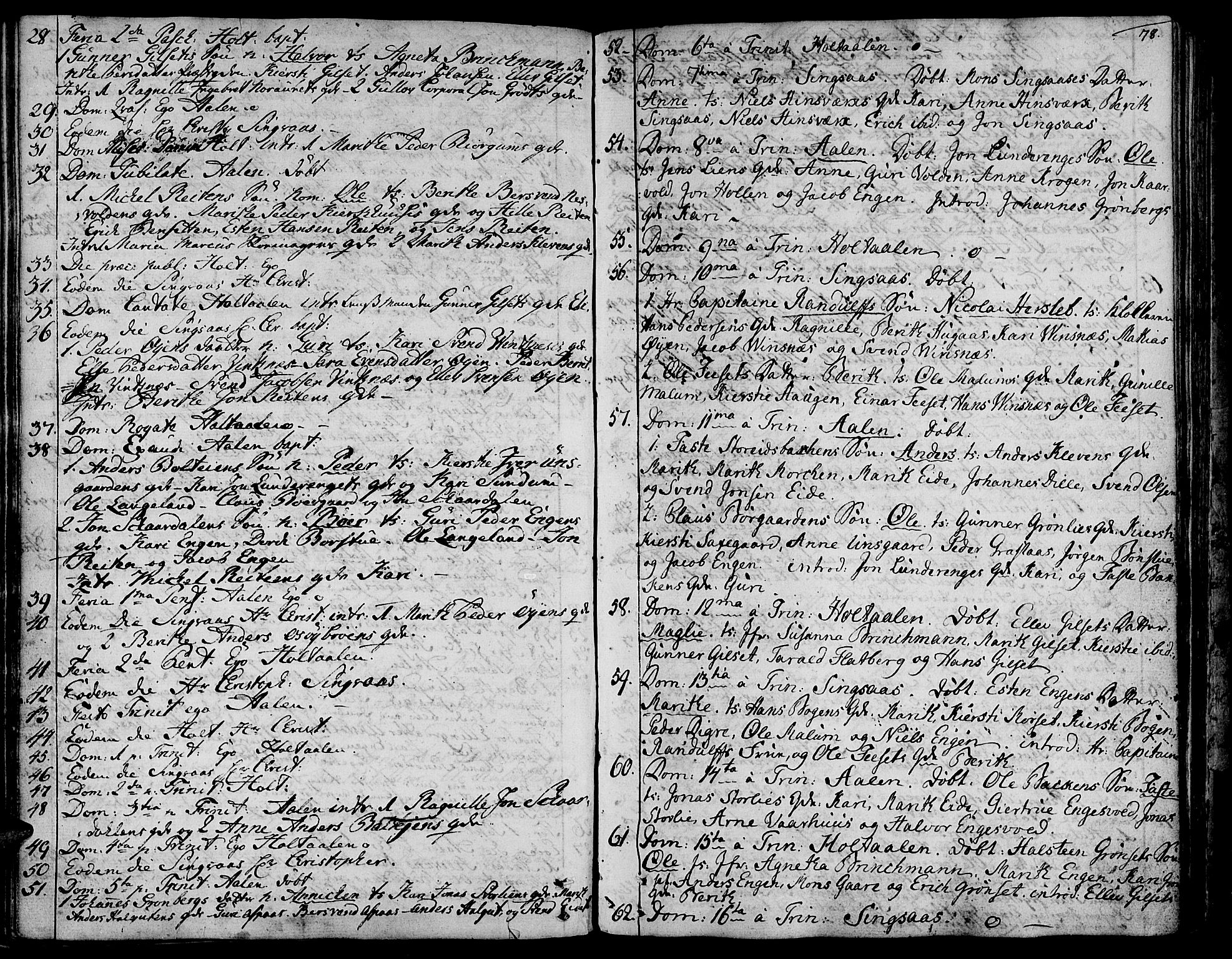 Ministerialprotokoller, klokkerbøker og fødselsregistre - Sør-Trøndelag, SAT/A-1456/685/L0952: Parish register (official) no. 685A01, 1745-1804, p. 78