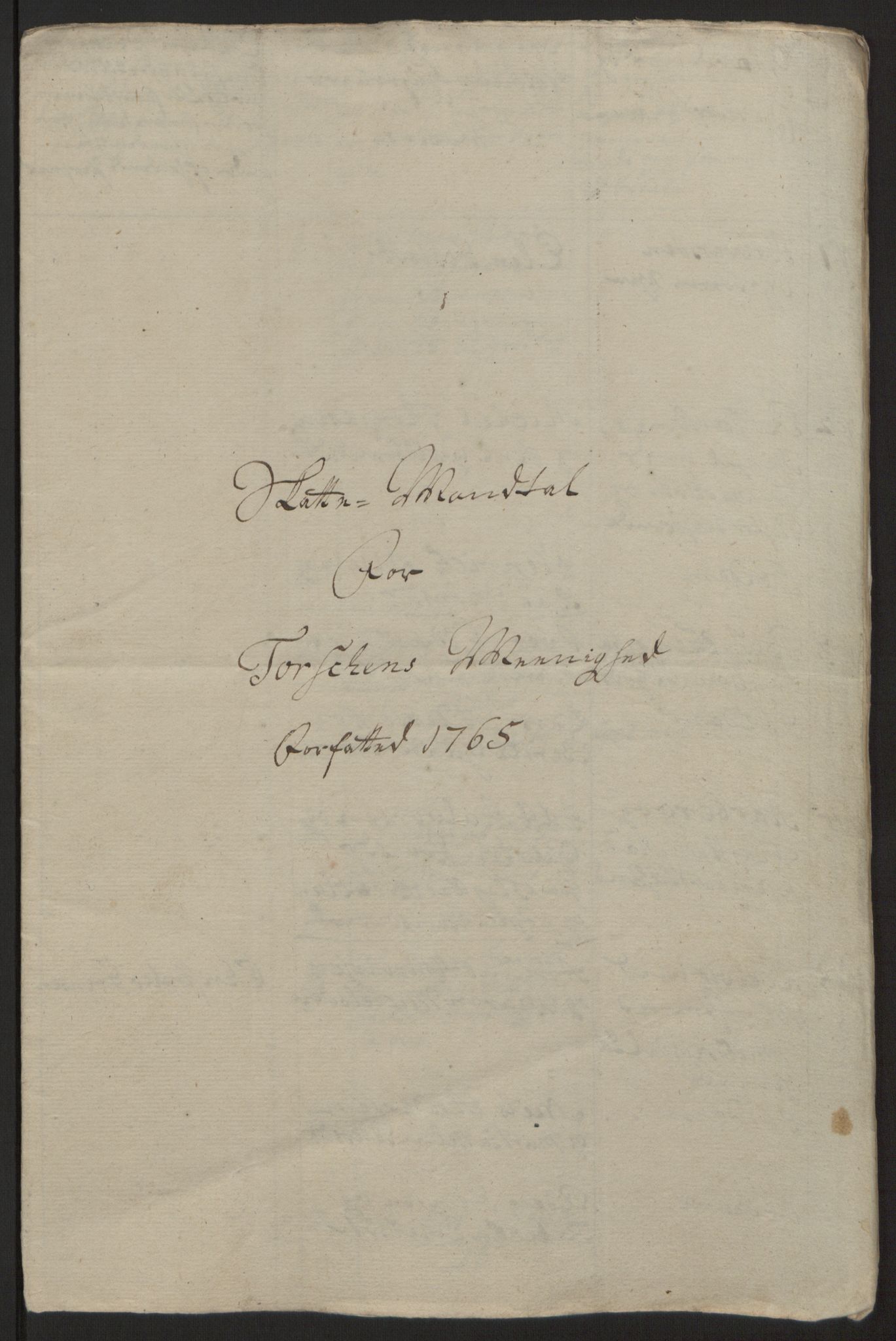 Rentekammeret inntil 1814, Reviderte regnskaper, Fogderegnskap, RA/EA-4092/R68/L4845: Ekstraskatten Senja og Troms, 1762-1765, p. 531