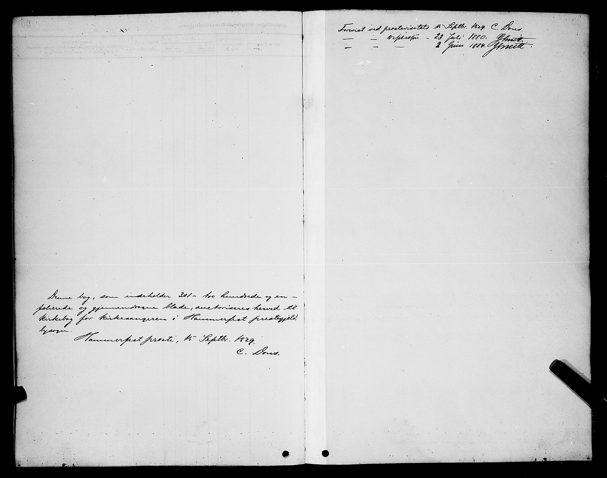 Hammerfest sokneprestkontor, SATØ/S-1347/H/Hb/L0006.klokk: Parish register (copy) no. 6, 1876-1884