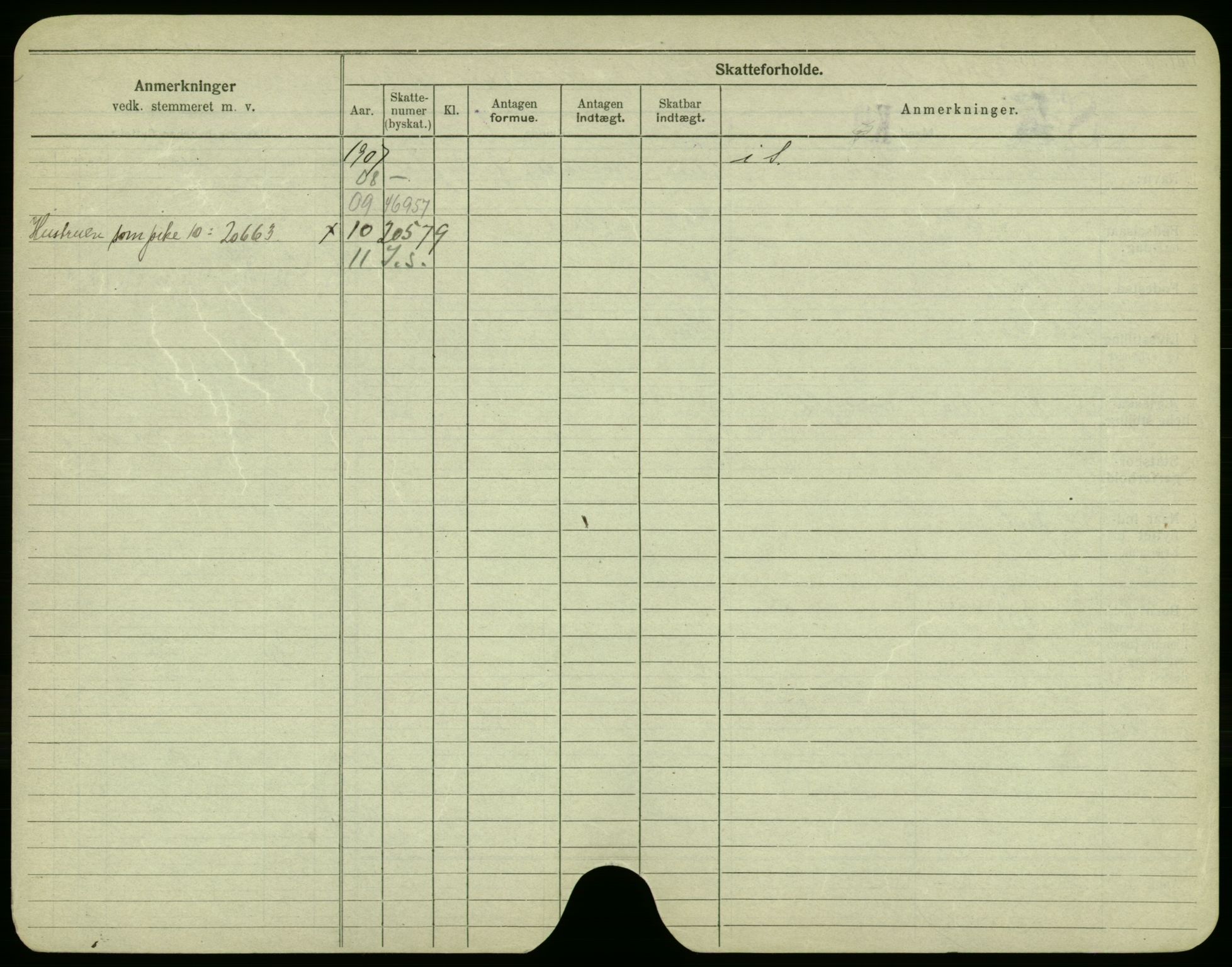 Oslo folkeregister, Registerkort, AV/SAO-A-11715/F/Fa/Fac/L0002: Menn, 1906-1914, p. 927b