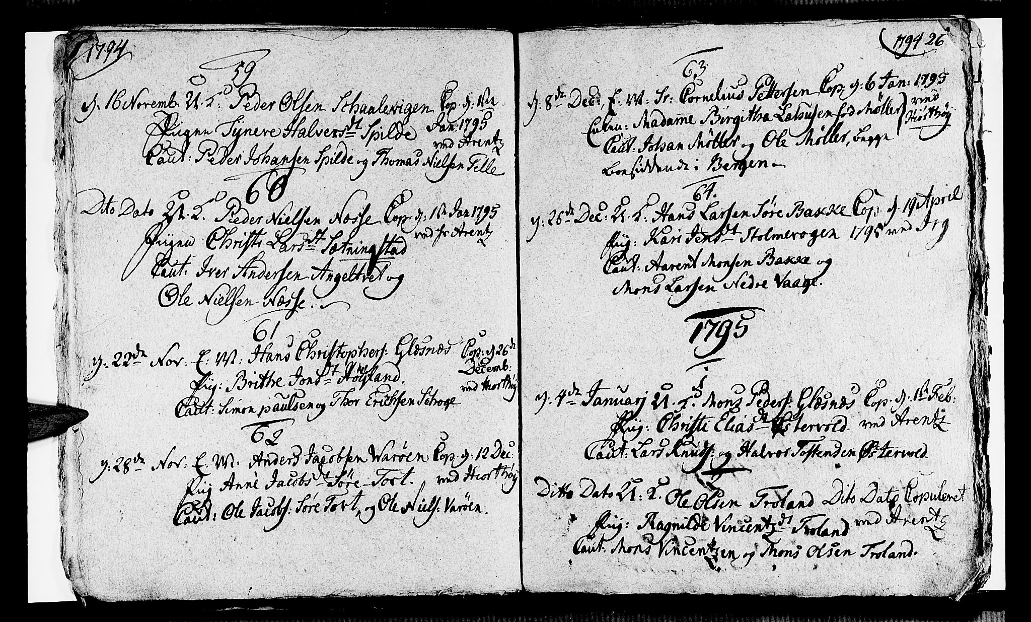 Sund sokneprestembete, SAB/A-99930: Parish register (official) no. A 8, 1788-1815, p. 26