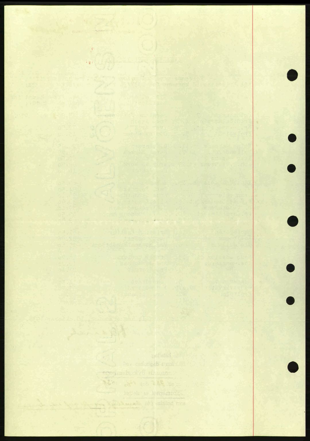 Kristiansund byfogd, SAT/A-4587/A/27: Mortgage book no. 31, 1938-1939, Diary no: : 735/1938