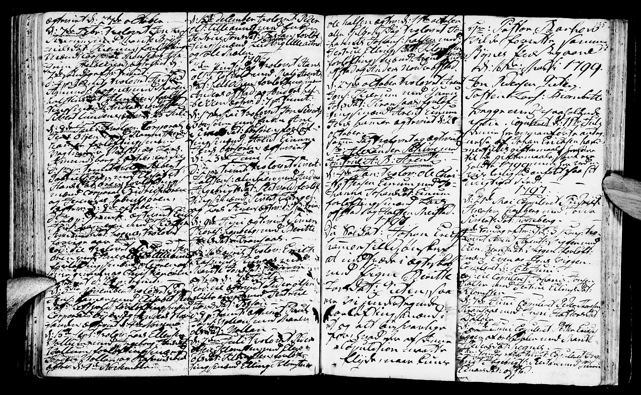 Ministerialprotokoller, klokkerbøker og fødselsregistre - Sør-Trøndelag, SAT/A-1456/665/L0768: Parish register (official) no. 665A03, 1754-1803, p. 135