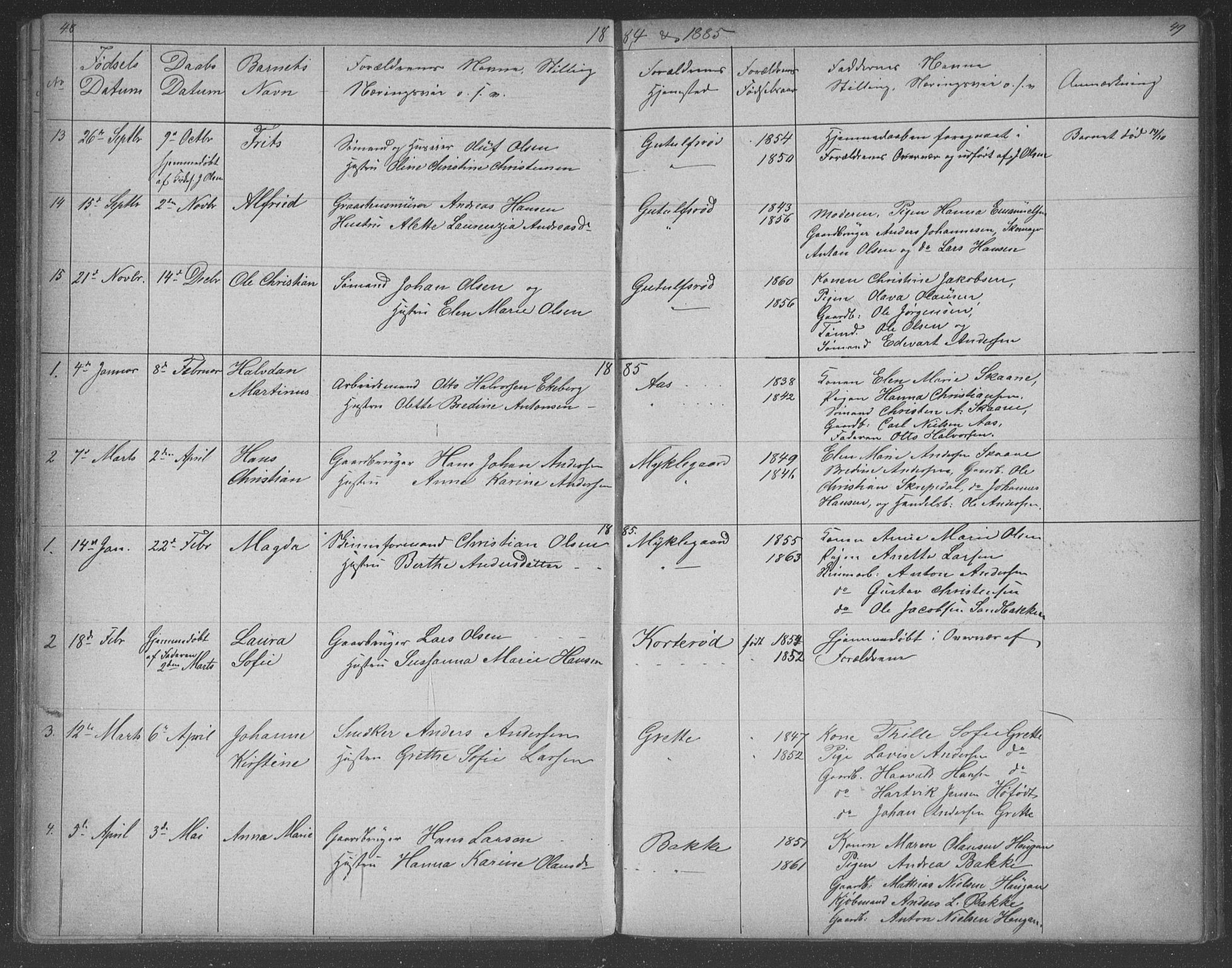 Borre kirkebøker, AV/SAKO-A-338/G/Gb/L0002: Parish register (copy) no. II 2, 1878-1892, p. 48-49