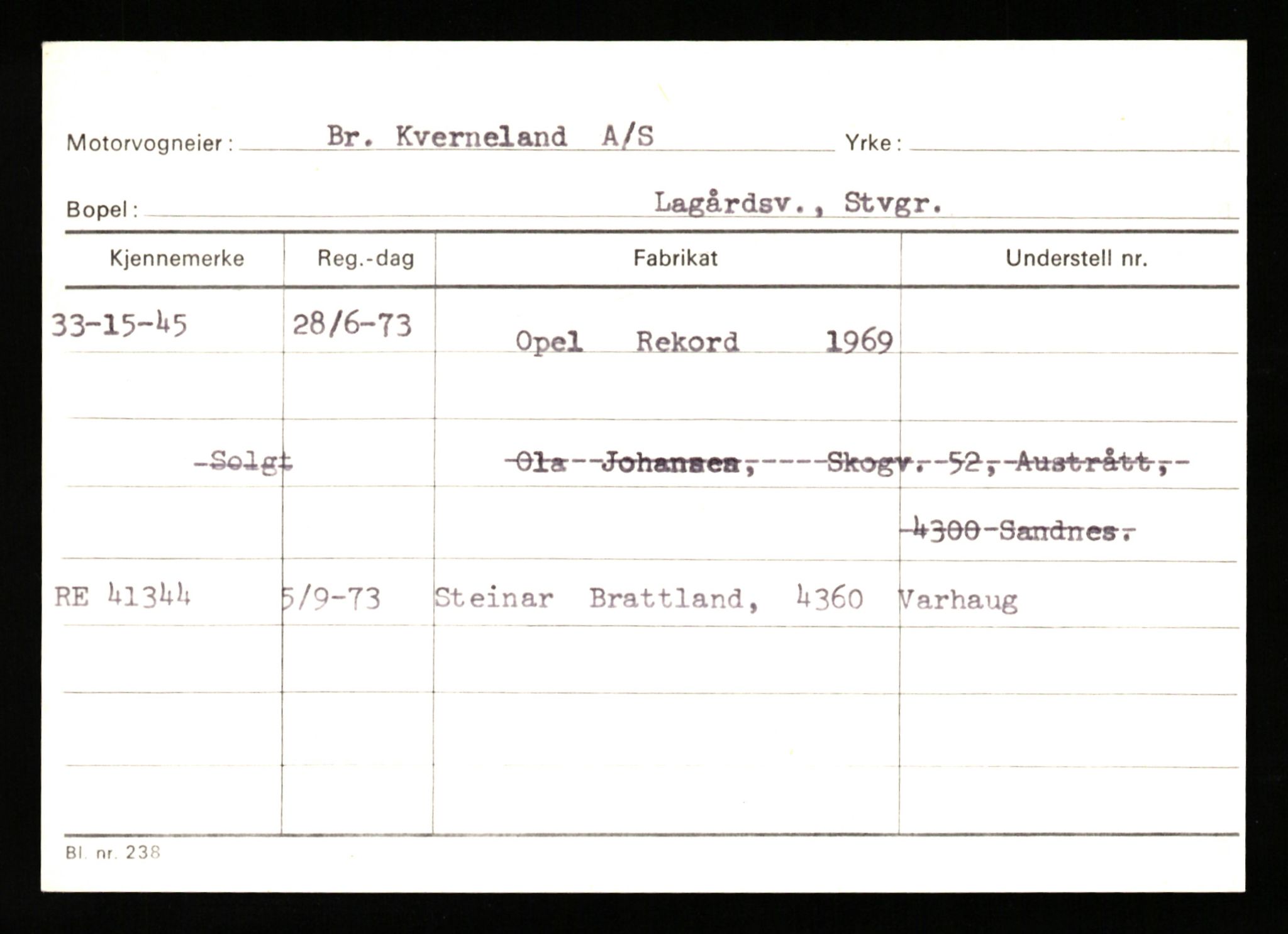 Stavanger trafikkstasjon, AV/SAST-A-101942/0/G/L0011: Registreringsnummer: 240000 - 363477, 1930-1971, p. 2473