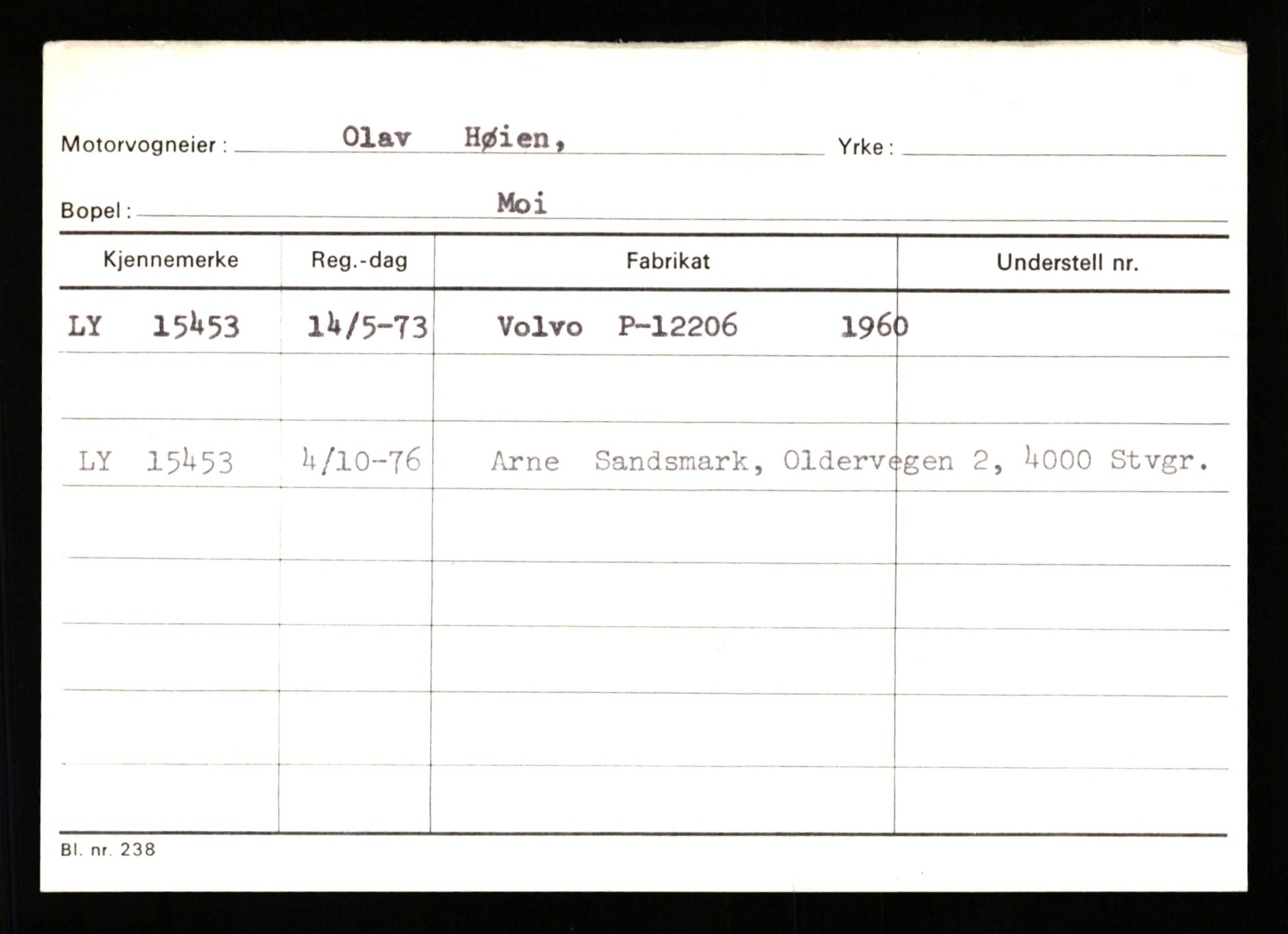 Stavanger trafikkstasjon, SAST/A-101942/0/G/L0003: Registreringsnummer: 10466 - 15496, 1930-1971, p. 3154