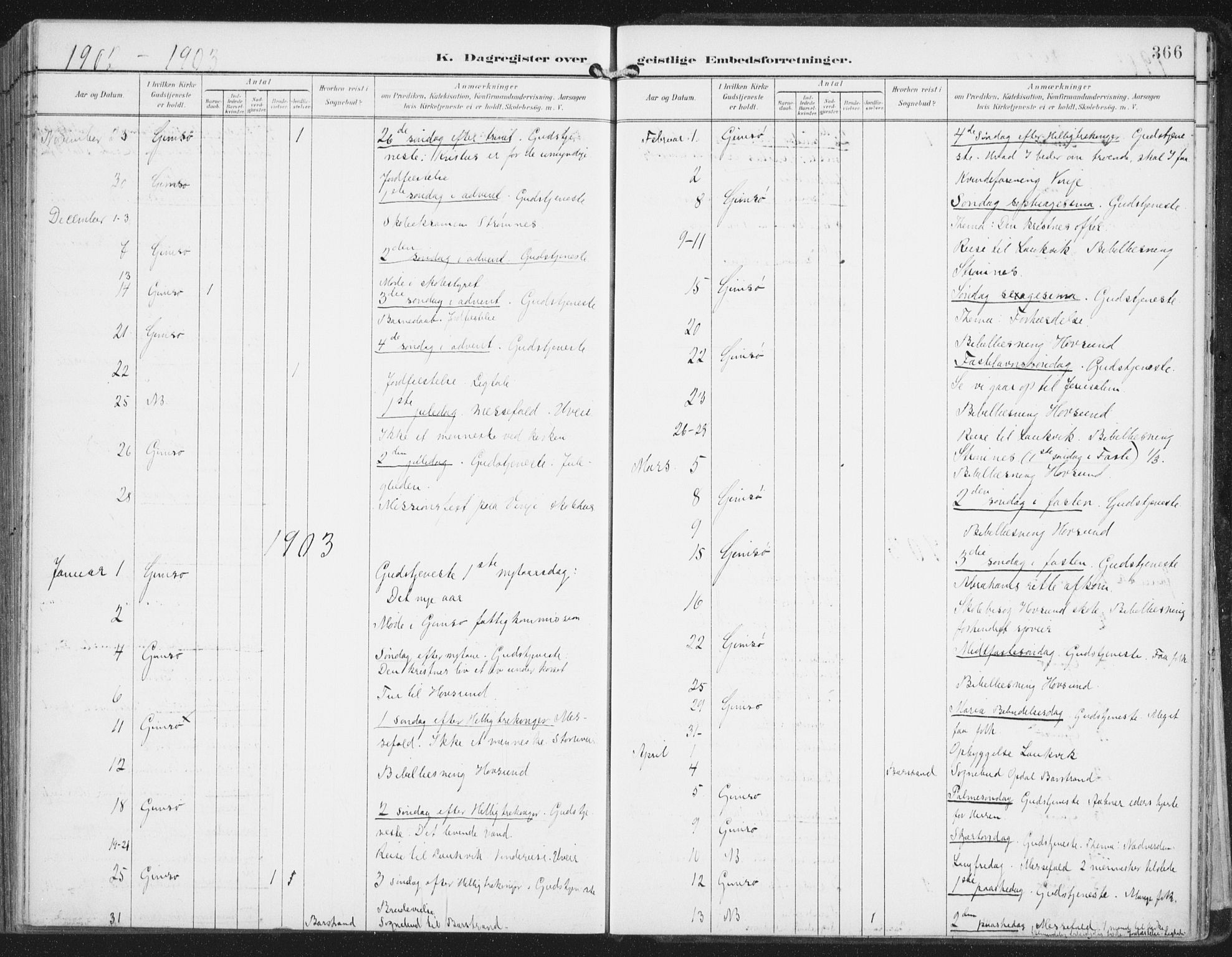 Ministerialprotokoller, klokkerbøker og fødselsregistre - Nordland, SAT/A-1459/876/L1098: Parish register (official) no. 876A04, 1896-1915, p. 366