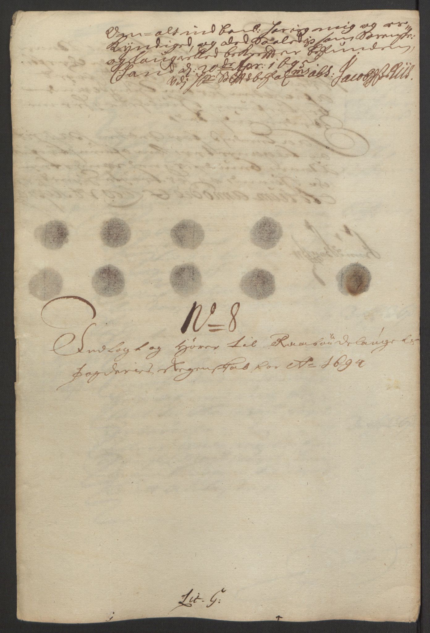 Rentekammeret inntil 1814, Reviderte regnskaper, Fogderegnskap, AV/RA-EA-4092/R40/L2444: Fogderegnskap Råbyggelag, 1693-1696, p. 177