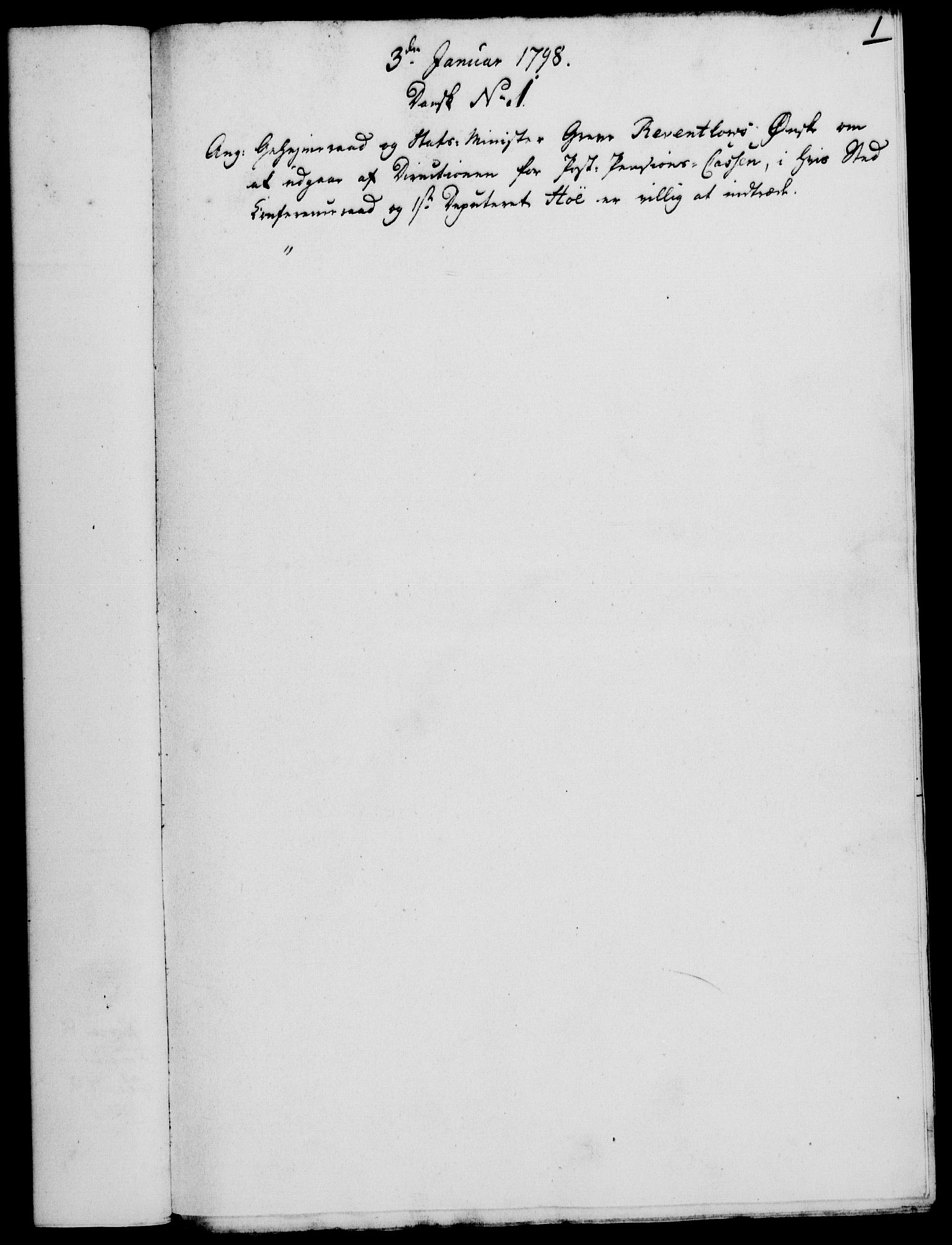 Rentekammeret, Kammerkanselliet, RA/EA-3111/G/Gf/Gfa/L0080: Norsk relasjons- og resolusjonsprotokoll (merket RK 52.80), 1798, p. 27
