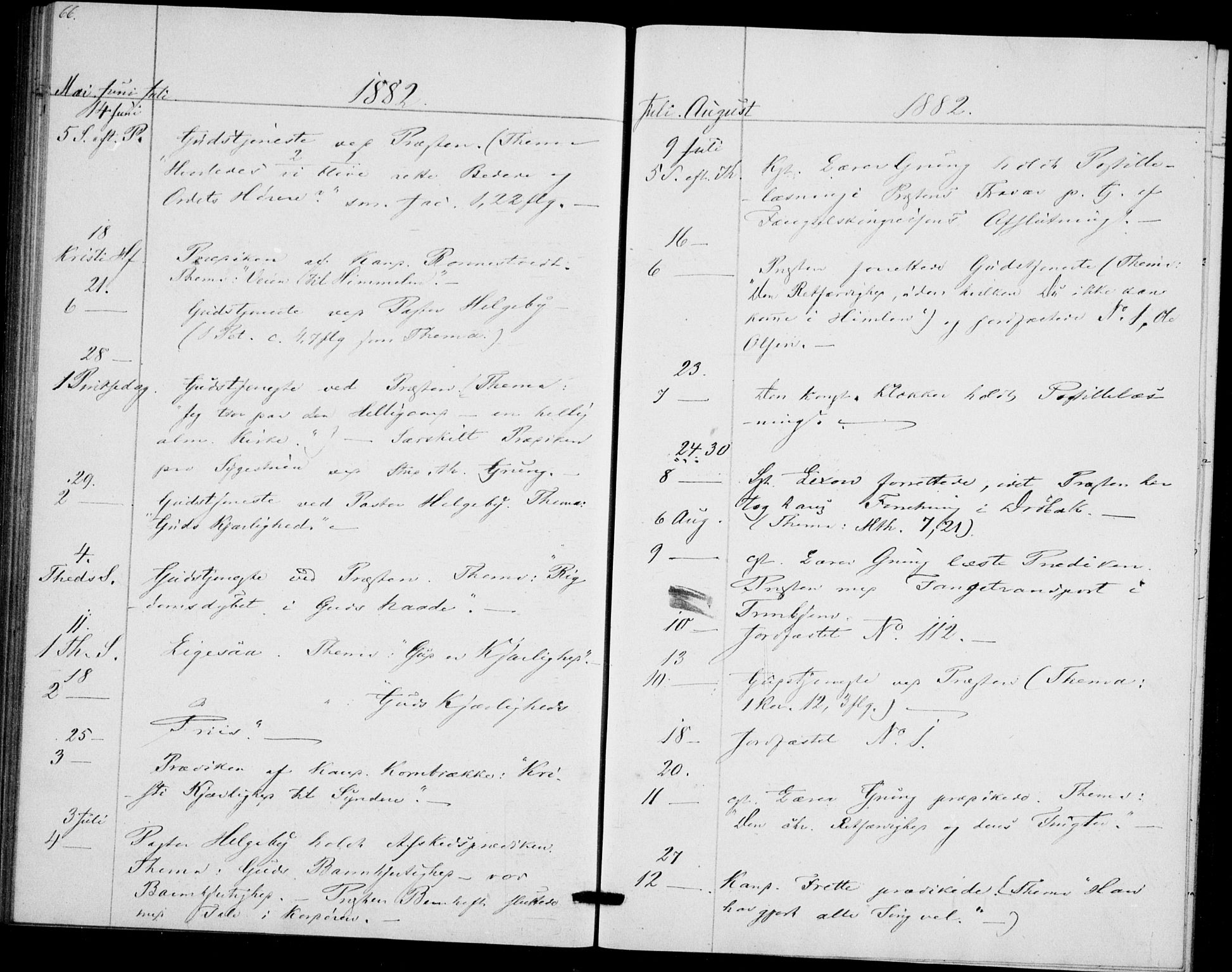 Akershus festnings slaveri Kirkebøker, AV/SAO-A-10841/F/Fa/L0002: Parish register (official) no. 2, 1852-1883, p. 66