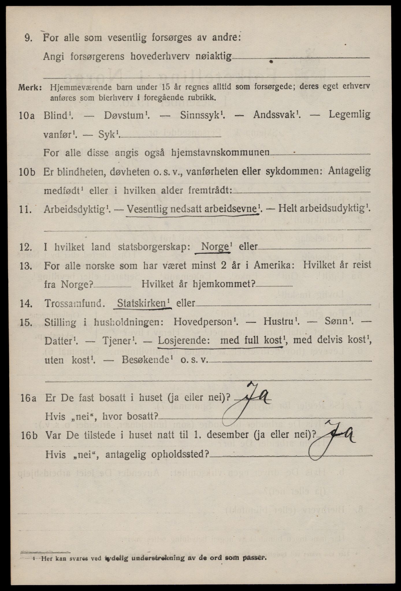SAKO, 1920 census for Kviteseid, 1920, p. 3728