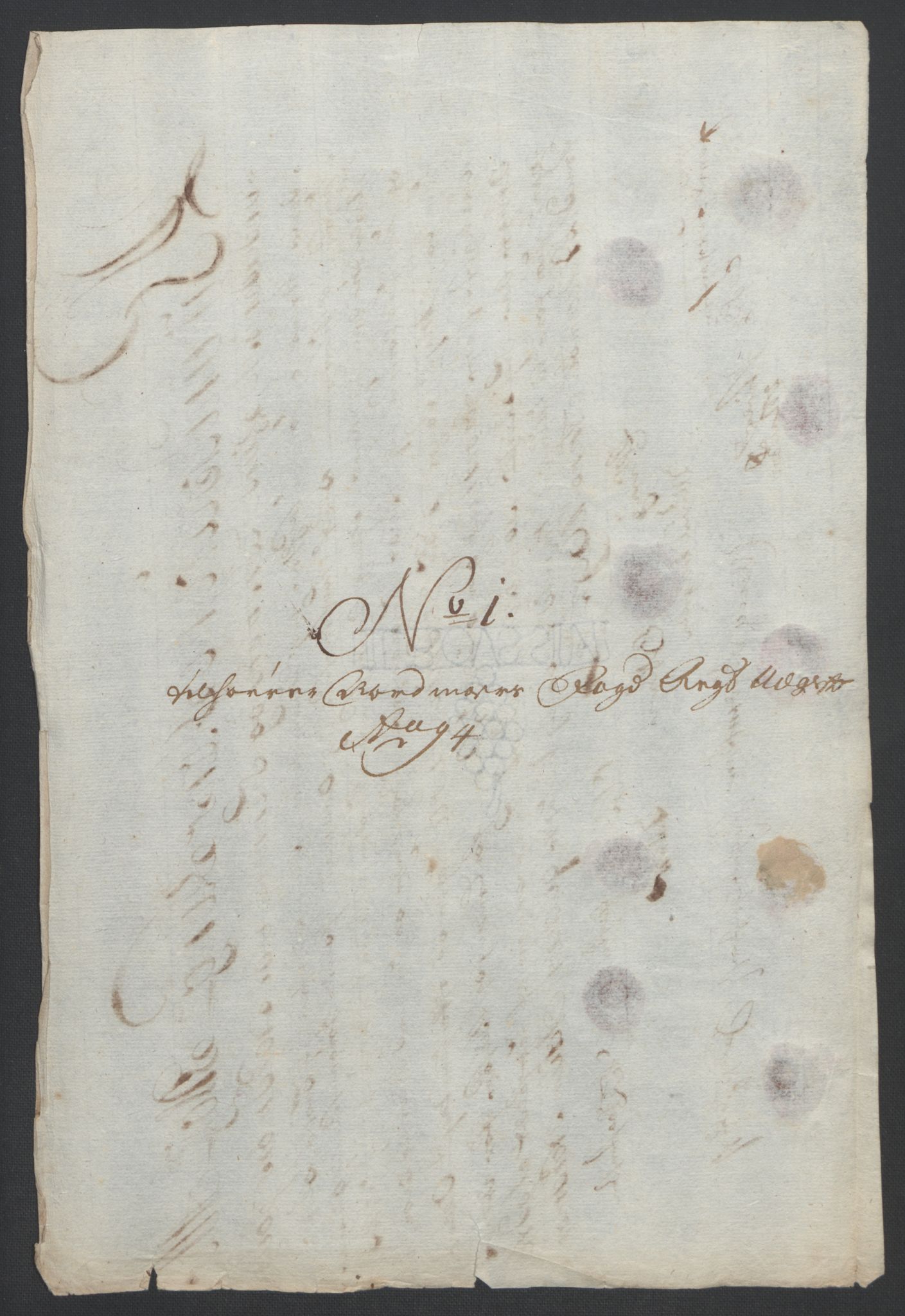 Rentekammeret inntil 1814, Reviderte regnskaper, Fogderegnskap, AV/RA-EA-4092/R56/L3736: Fogderegnskap Nordmøre, 1694-1696, p. 114