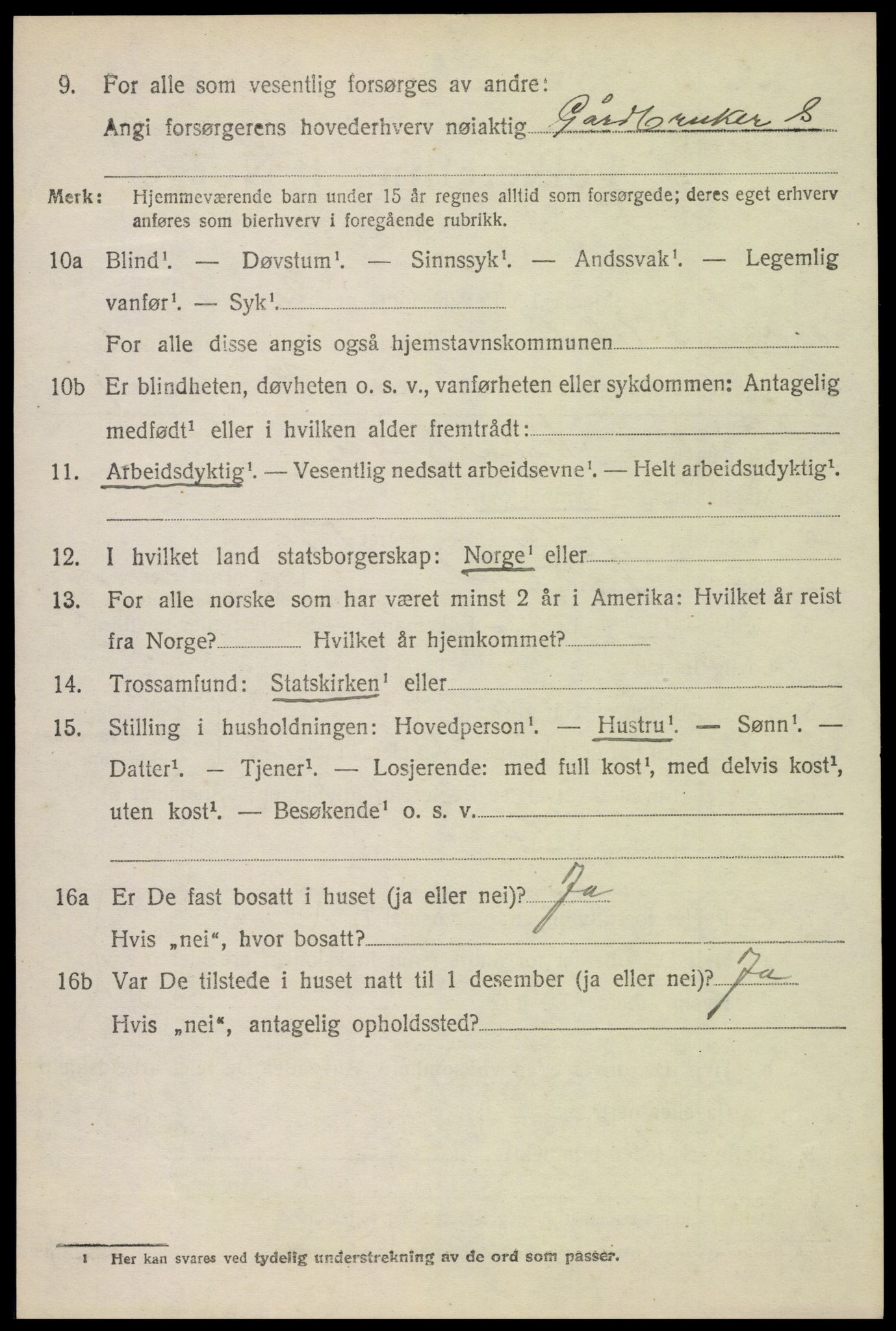 SAH, 1920 census for Nord-Odal, 1920, p. 7014