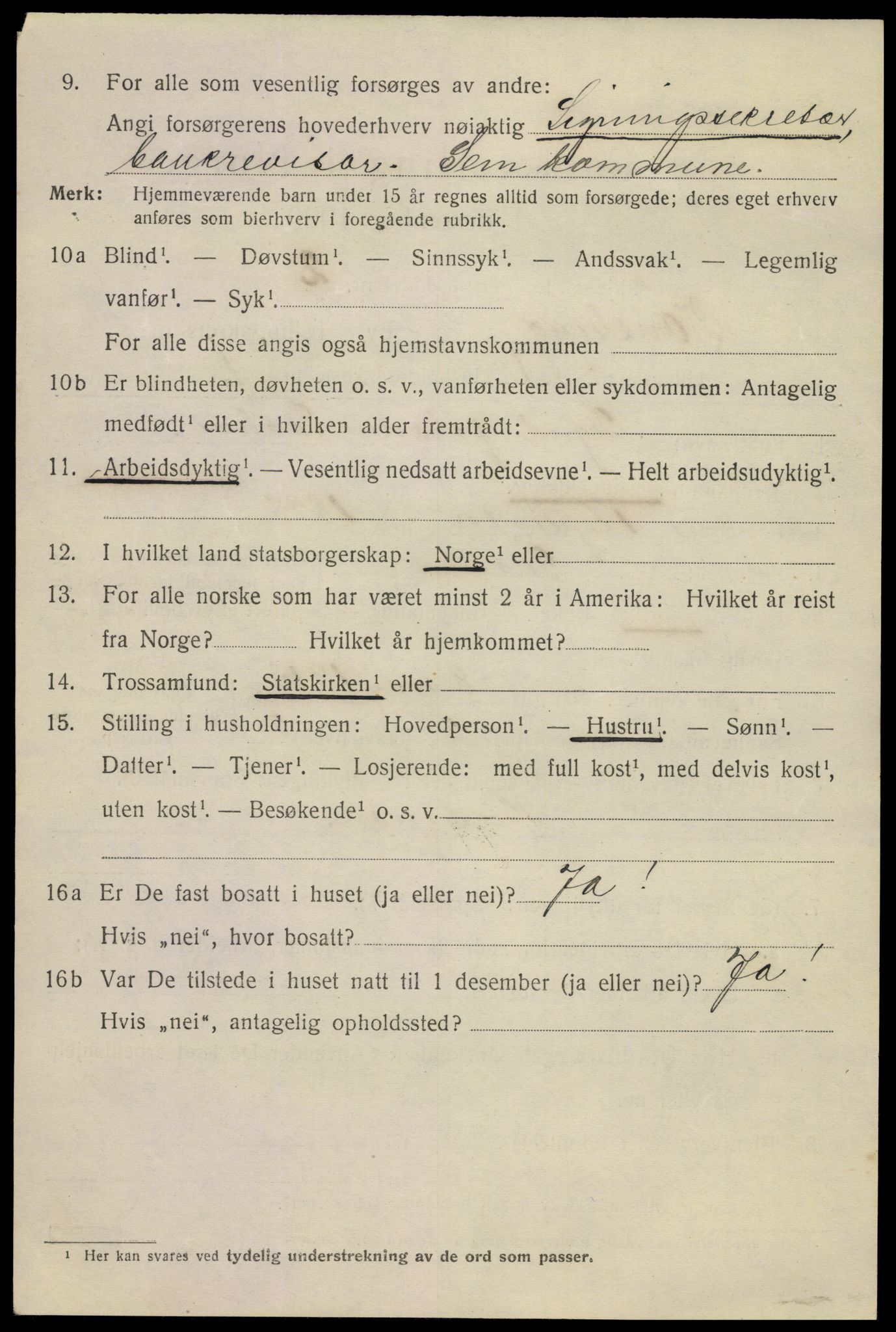 SAKO, 1920 census for Tønsberg, 1920, p. 12006