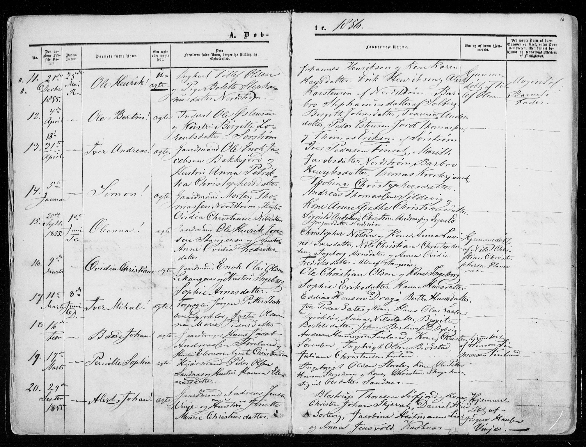Tranøy sokneprestkontor, AV/SATØ-S-1313/I/Ia/Iaa/L0007kirke: Parish register (official) no. 7, 1856-1866, p. 6