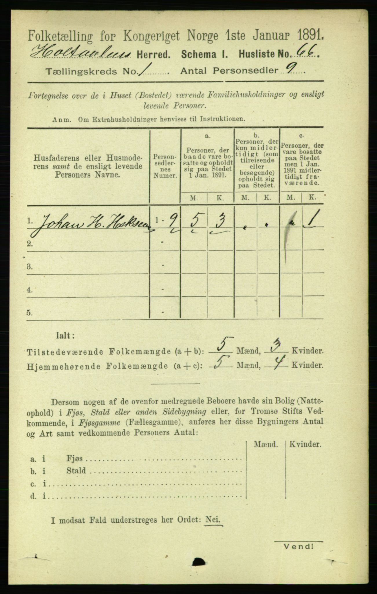 RA, 1891 census for 1645 Haltdalen, 1891, p. 81