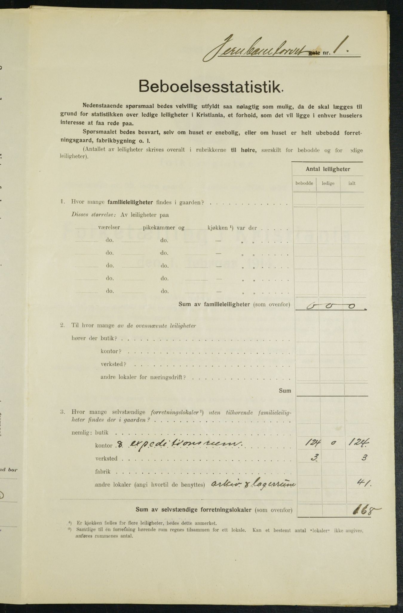 OBA, Municipal Census 1914 for Kristiania, 1914, p. 46930