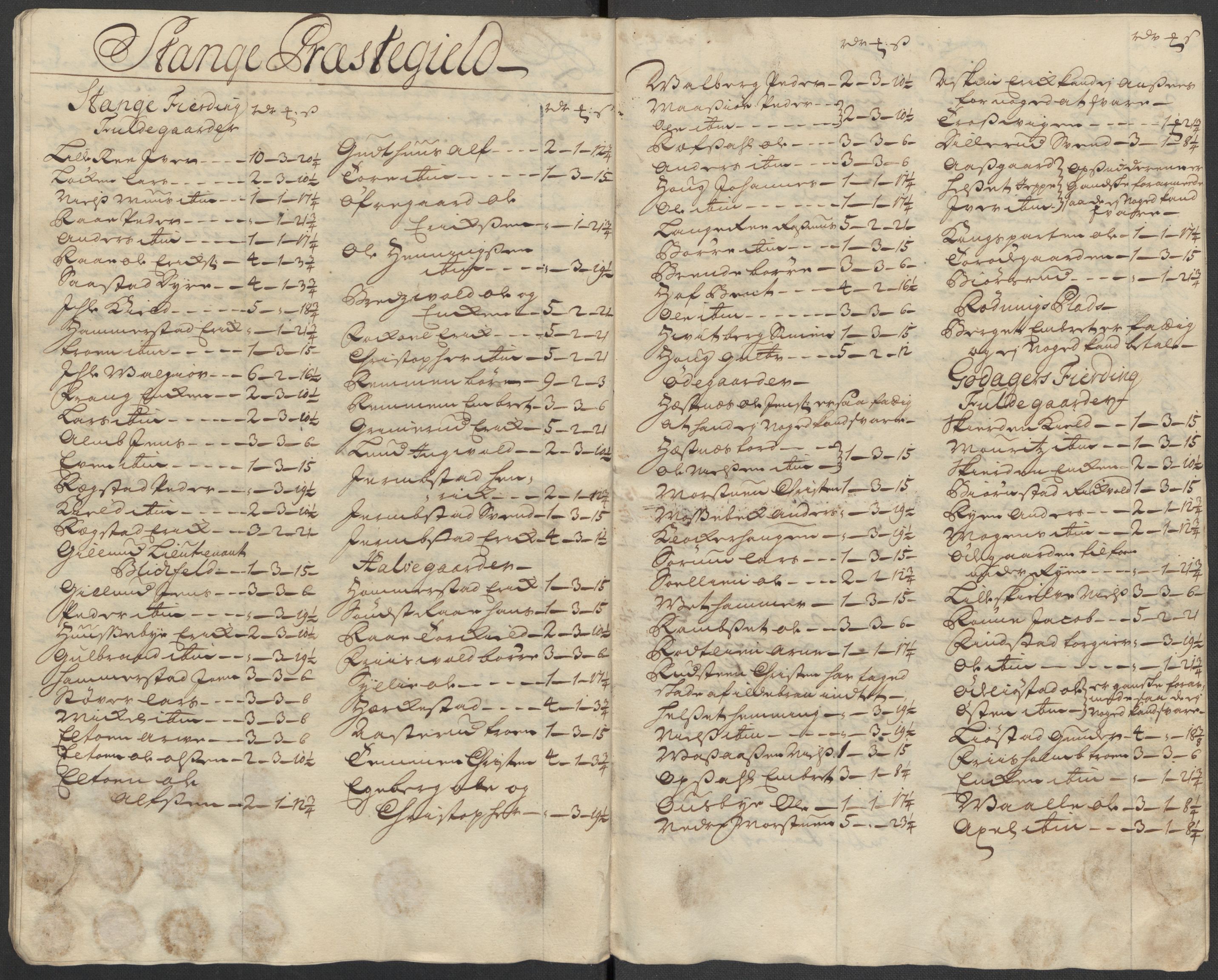 Rentekammeret inntil 1814, Reviderte regnskaper, Fogderegnskap, AV/RA-EA-4092/R16/L1056: Fogderegnskap Hedmark, 1717, p. 177