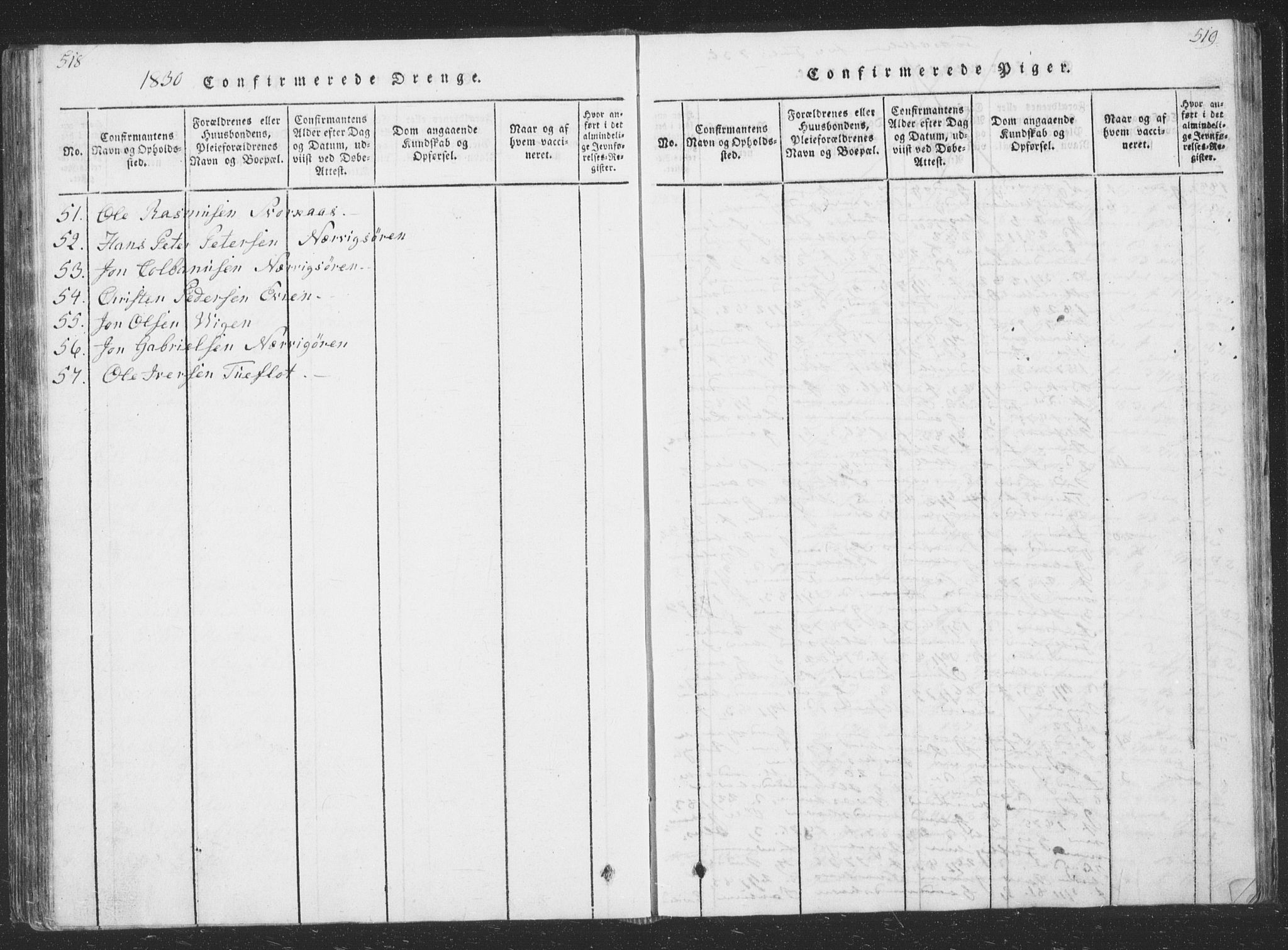 Ministerialprotokoller, klokkerbøker og fødselsregistre - Sør-Trøndelag, SAT/A-1456/668/L0816: Parish register (copy) no. 668C05, 1816-1893, p. 518-519