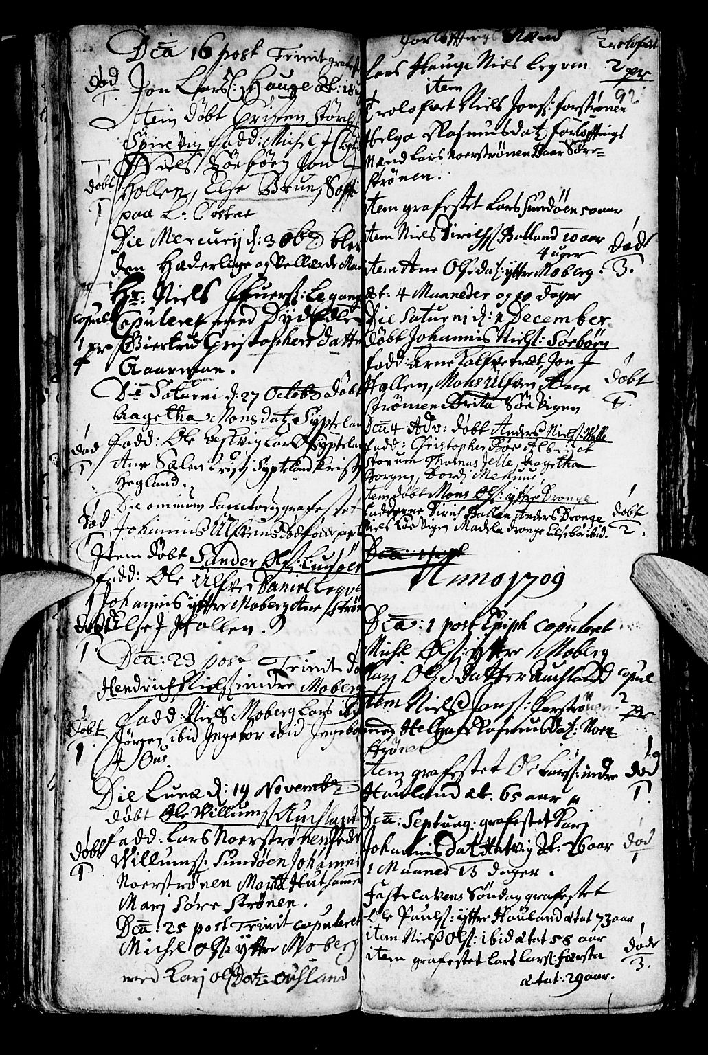 Os sokneprestembete, SAB/A-99929: Parish register (official) no. A 1, 1669-1722, p. 92