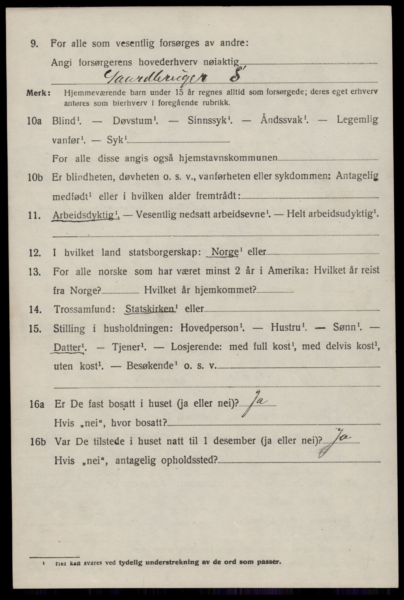 SAST, 1920 census for Hjelmeland, 1920, p. 1820