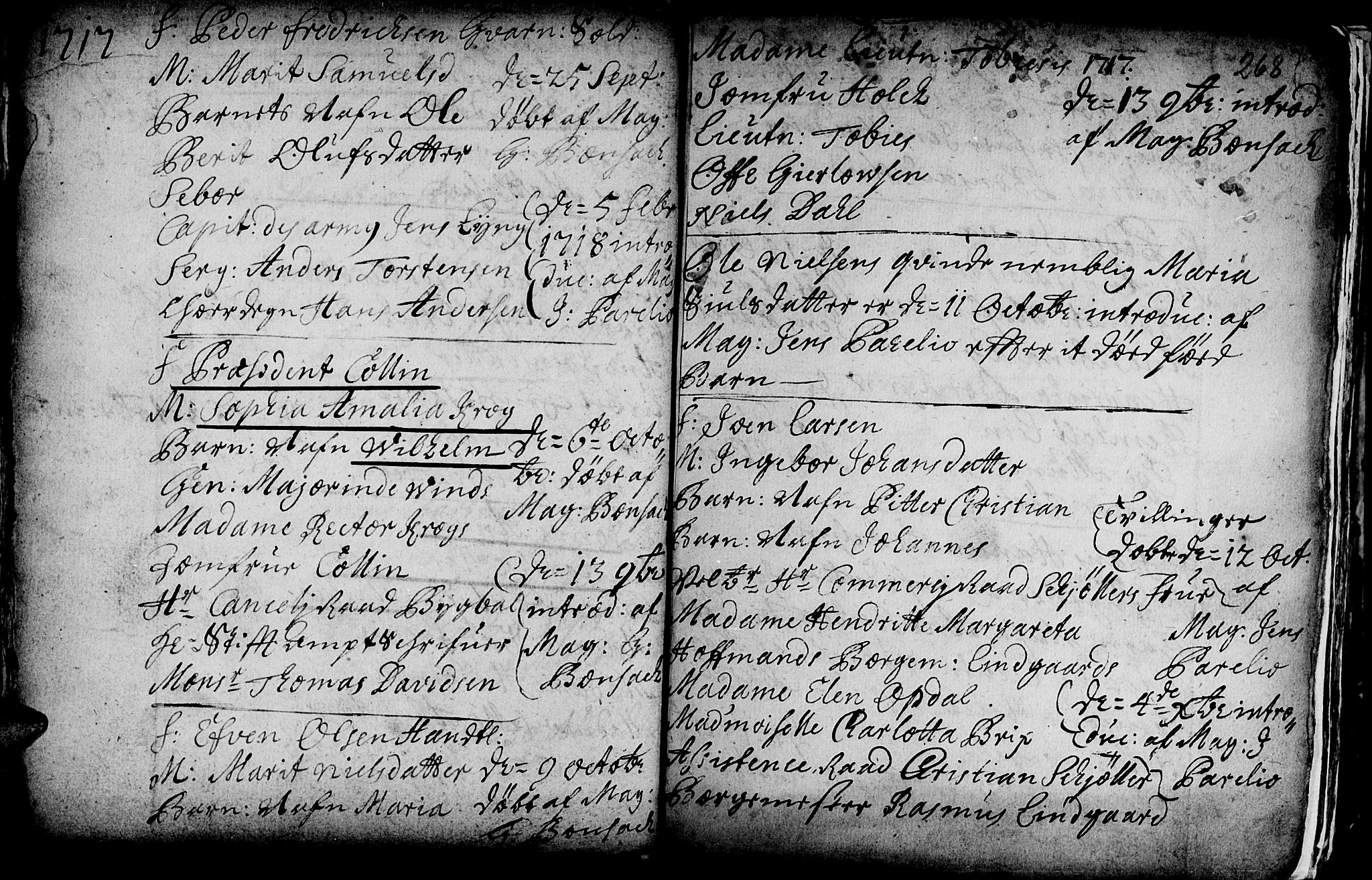Ministerialprotokoller, klokkerbøker og fødselsregistre - Sør-Trøndelag, SAT/A-1456/601/L0035: Parish register (official) no. 601A03, 1713-1728, p. 268