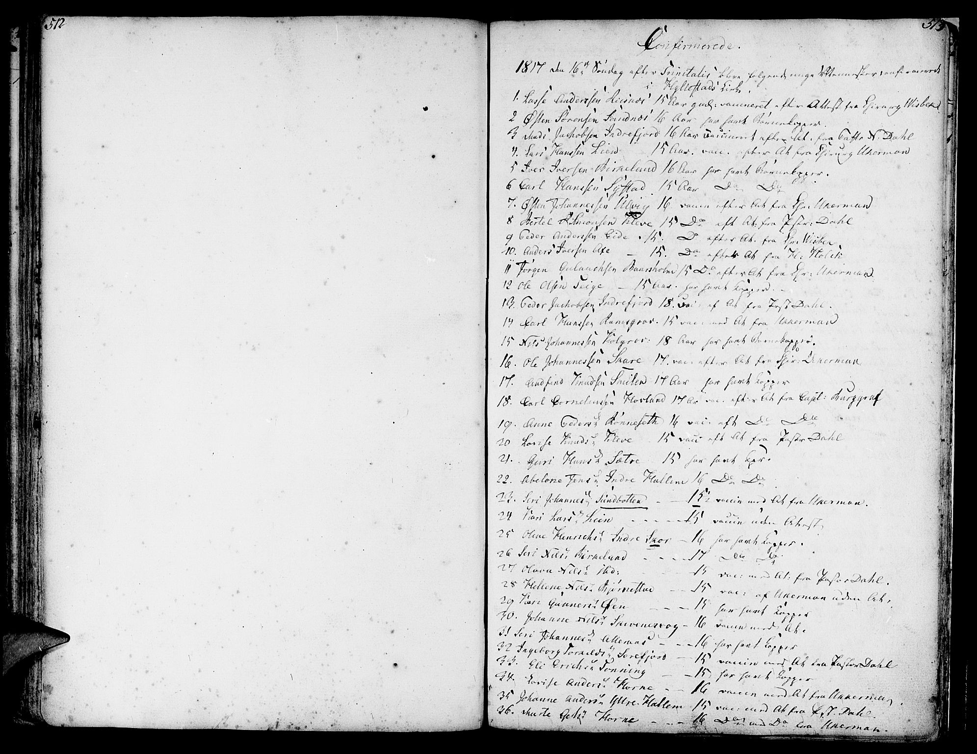 Askvoll sokneprestembete, SAB/A-79501/H/Haa/Haaa/L0009: Parish register (official) no. A 9, 1776-1821, p. 512-513