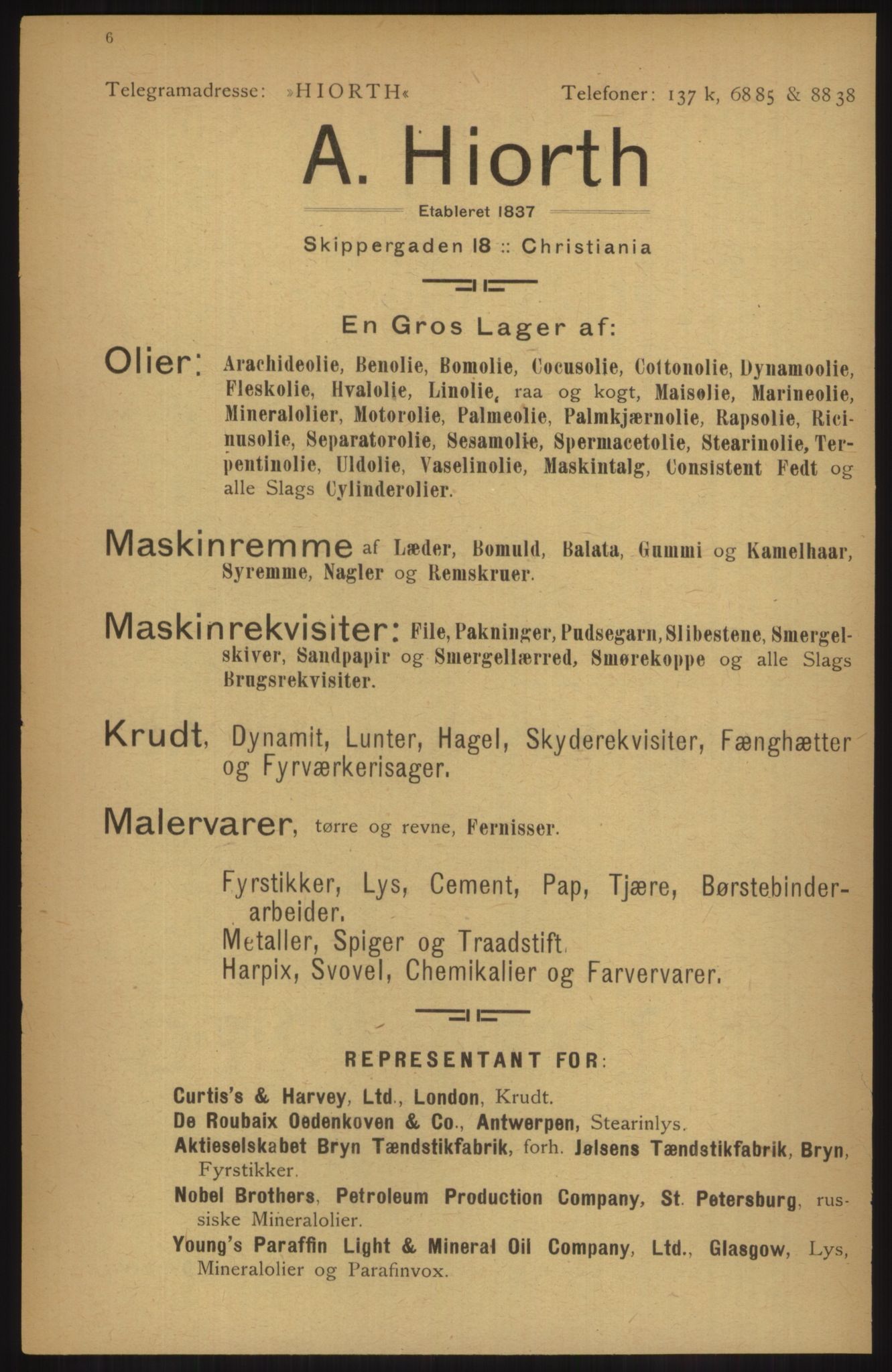 Kristiania/Oslo adressebok, PUBL/-, 1914, p. 6