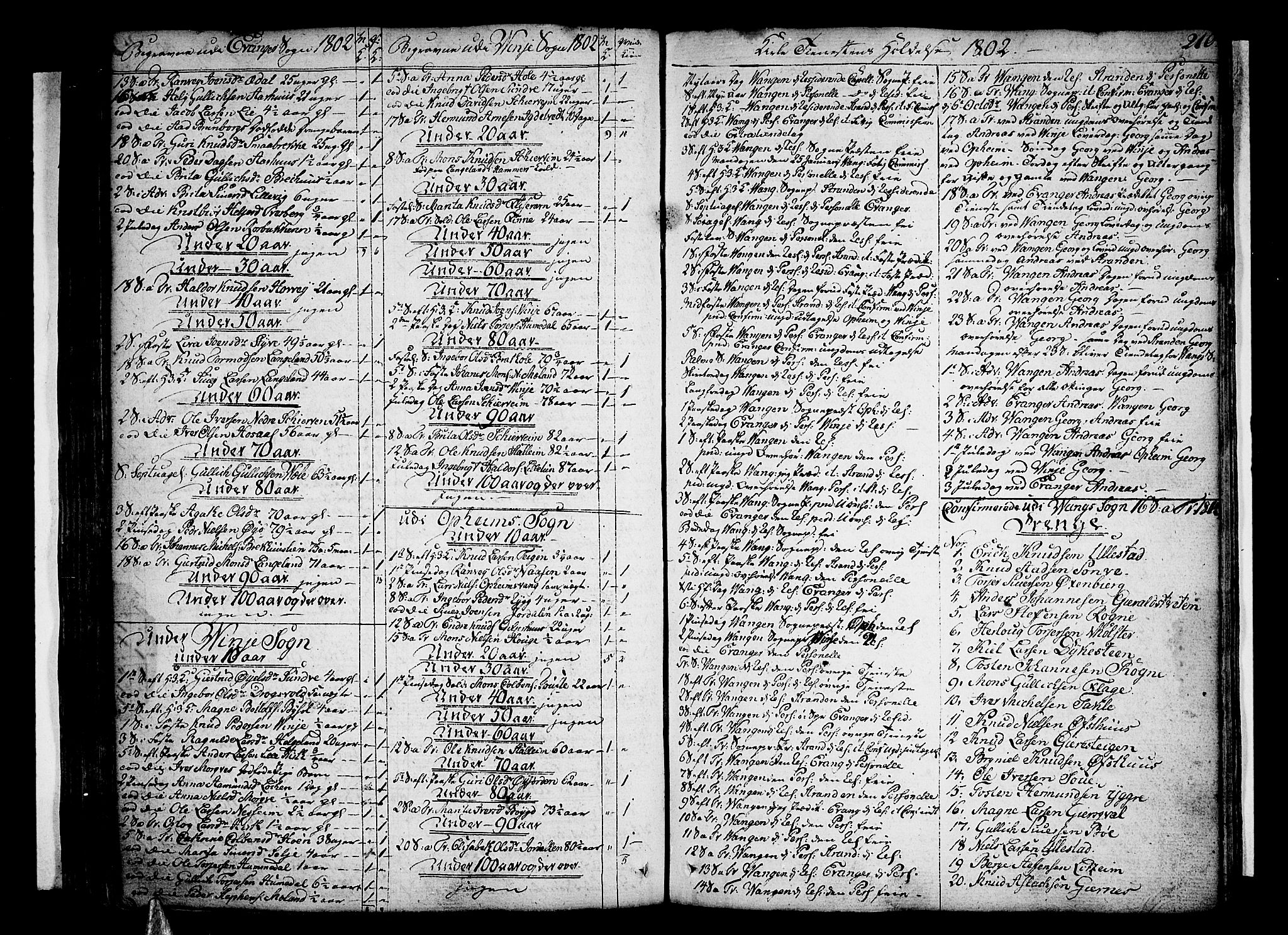 Voss sokneprestembete, SAB/A-79001/H/Haa: Parish register (official) no. A 9, 1780-1810, p. 210