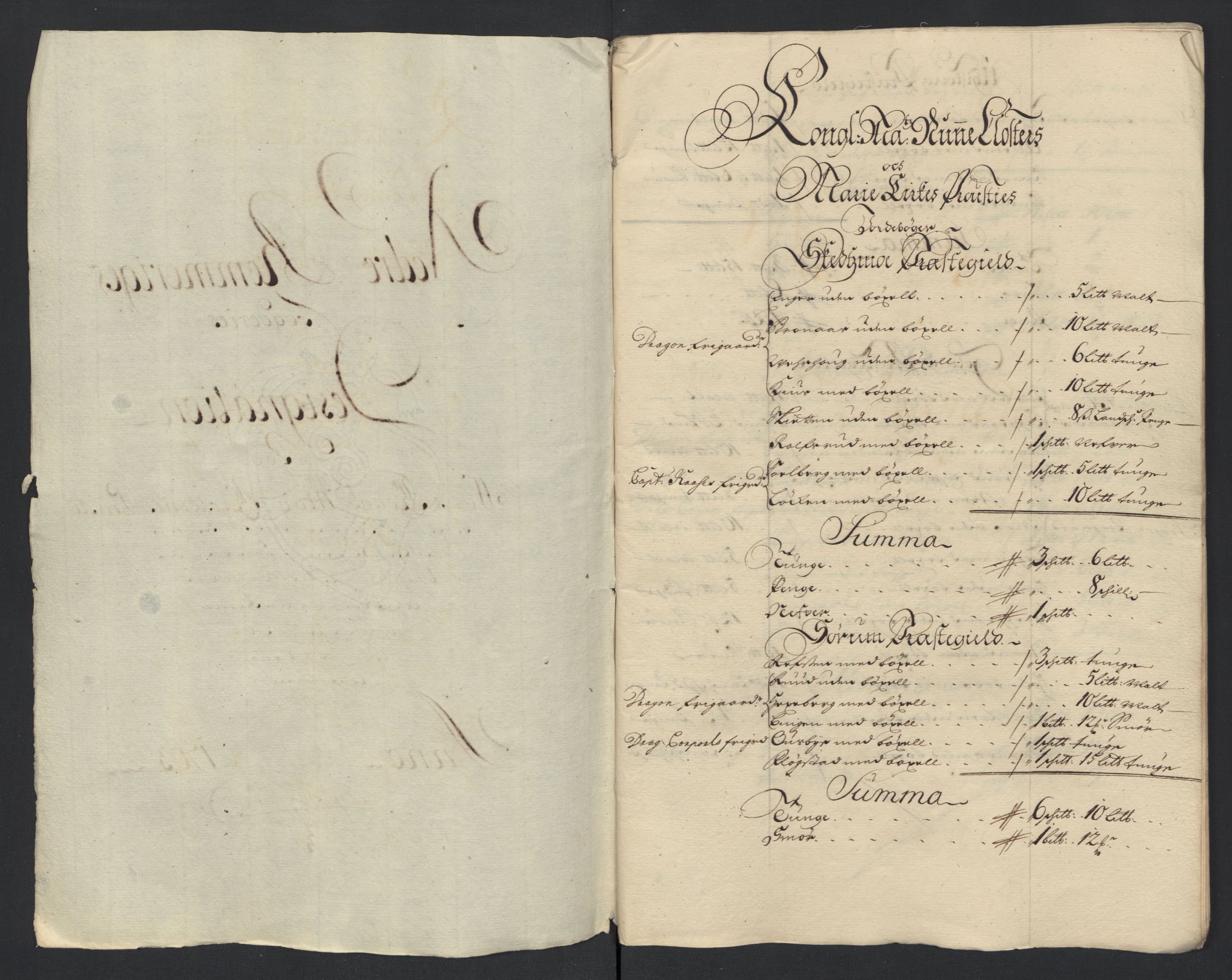 Rentekammeret inntil 1814, Reviderte regnskaper, Fogderegnskap, AV/RA-EA-4092/R11/L0586: Fogderegnskap Nedre Romerike, 1703, p. 182