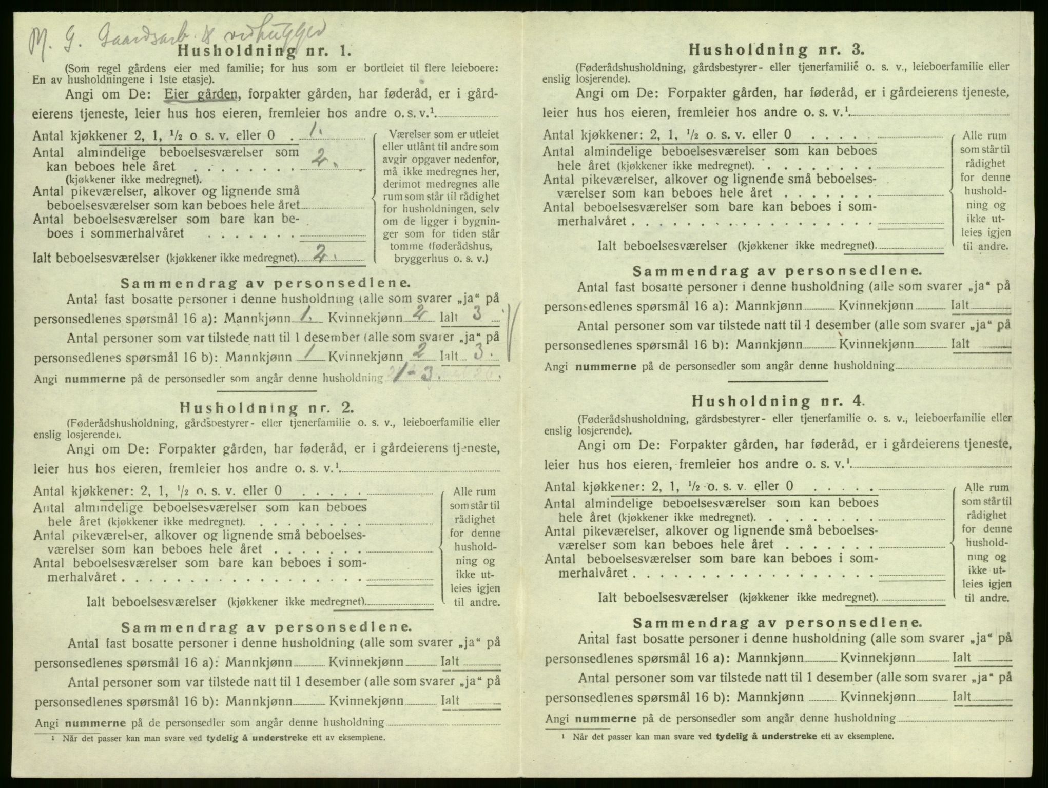 SAKO, 1920 census for Sem, 1920, p. 754