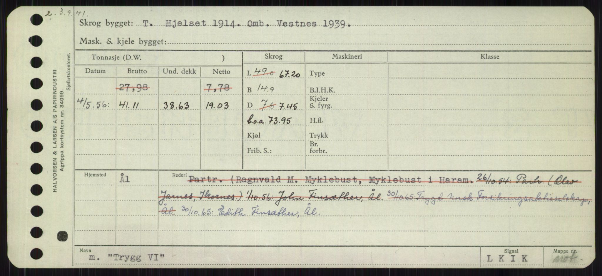 Sjøfartsdirektoratet med forløpere, Skipsmålingen, RA/S-1627/H/Ha/L0006/0001: Fartøy, Sver-Å / Fartøy, Sver-T, p. 797