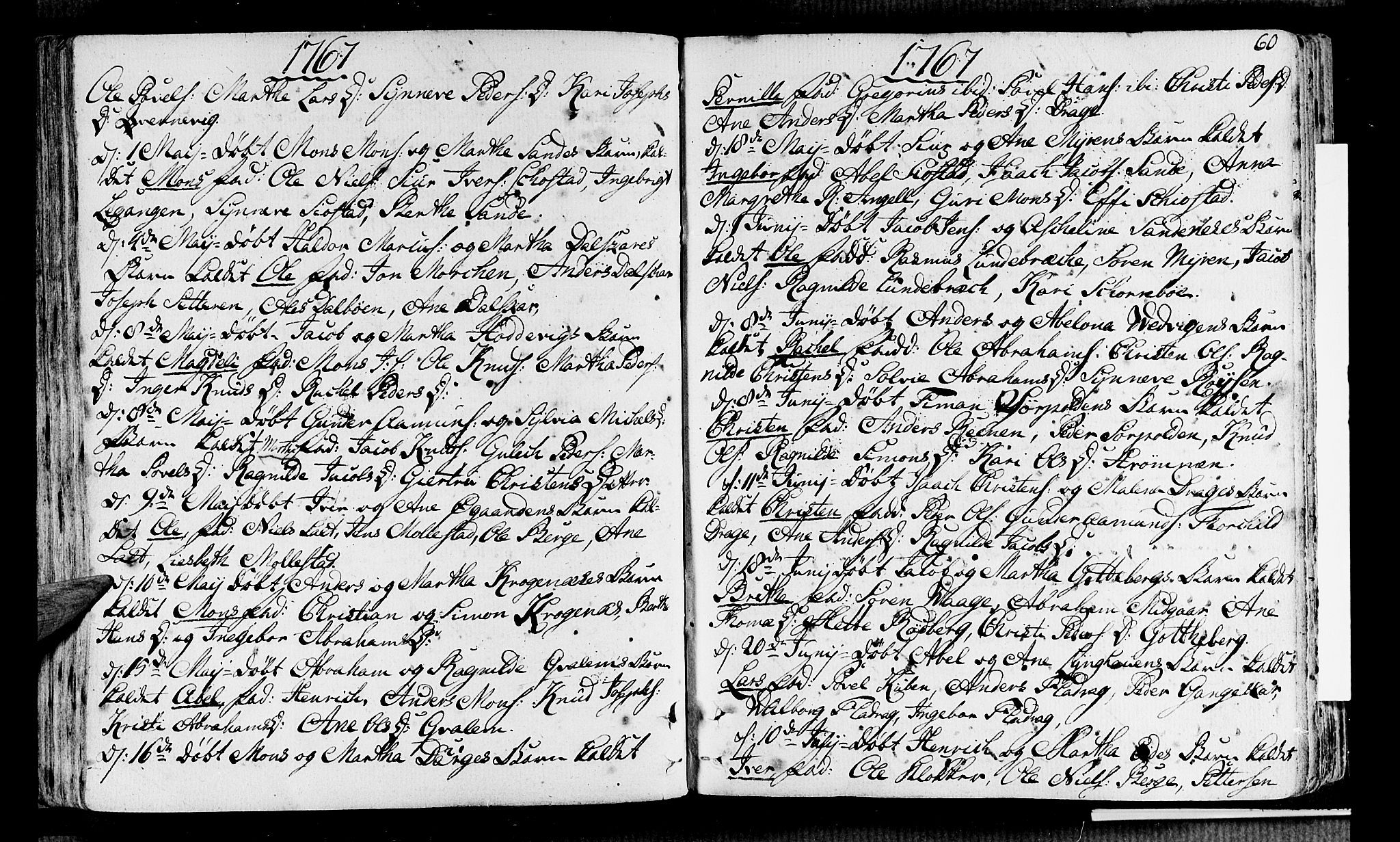 Selje sokneprestembete, AV/SAB-A-99938/H/Ha/Haa/Haaa: Parish register (official) no. A 5, 1760-1782, p. 60