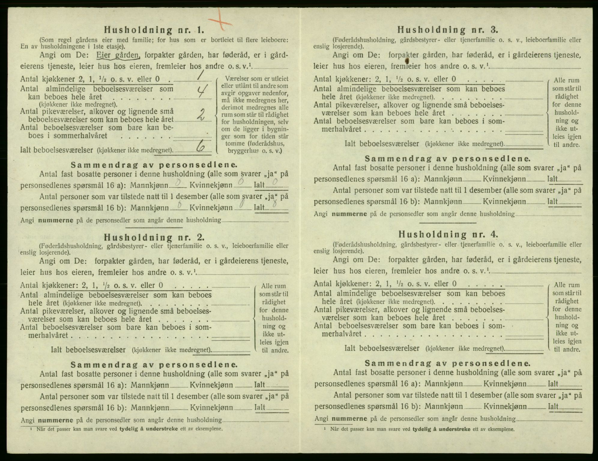 SAB, 1920 census for Stord, 1920, p. 757