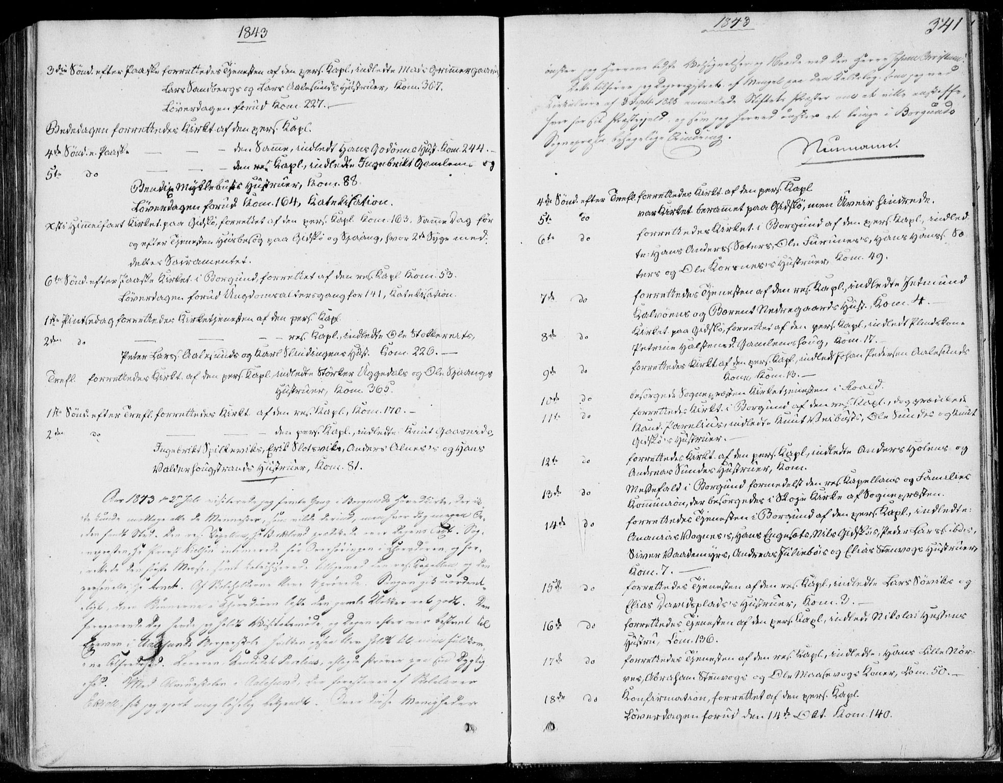 Ministerialprotokoller, klokkerbøker og fødselsregistre - Møre og Romsdal, AV/SAT-A-1454/528/L0396: Parish register (official) no. 528A07, 1839-1847, p. 341