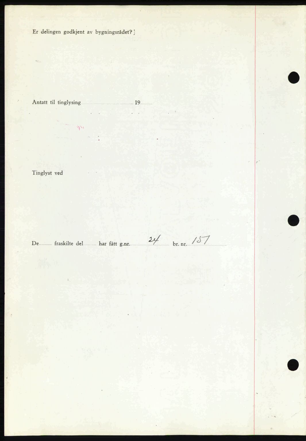 Romsdal sorenskriveri, AV/SAT-A-4149/1/2/2C: Mortgage book no. A11, 1941-1942, Diary no: : 1977/1941