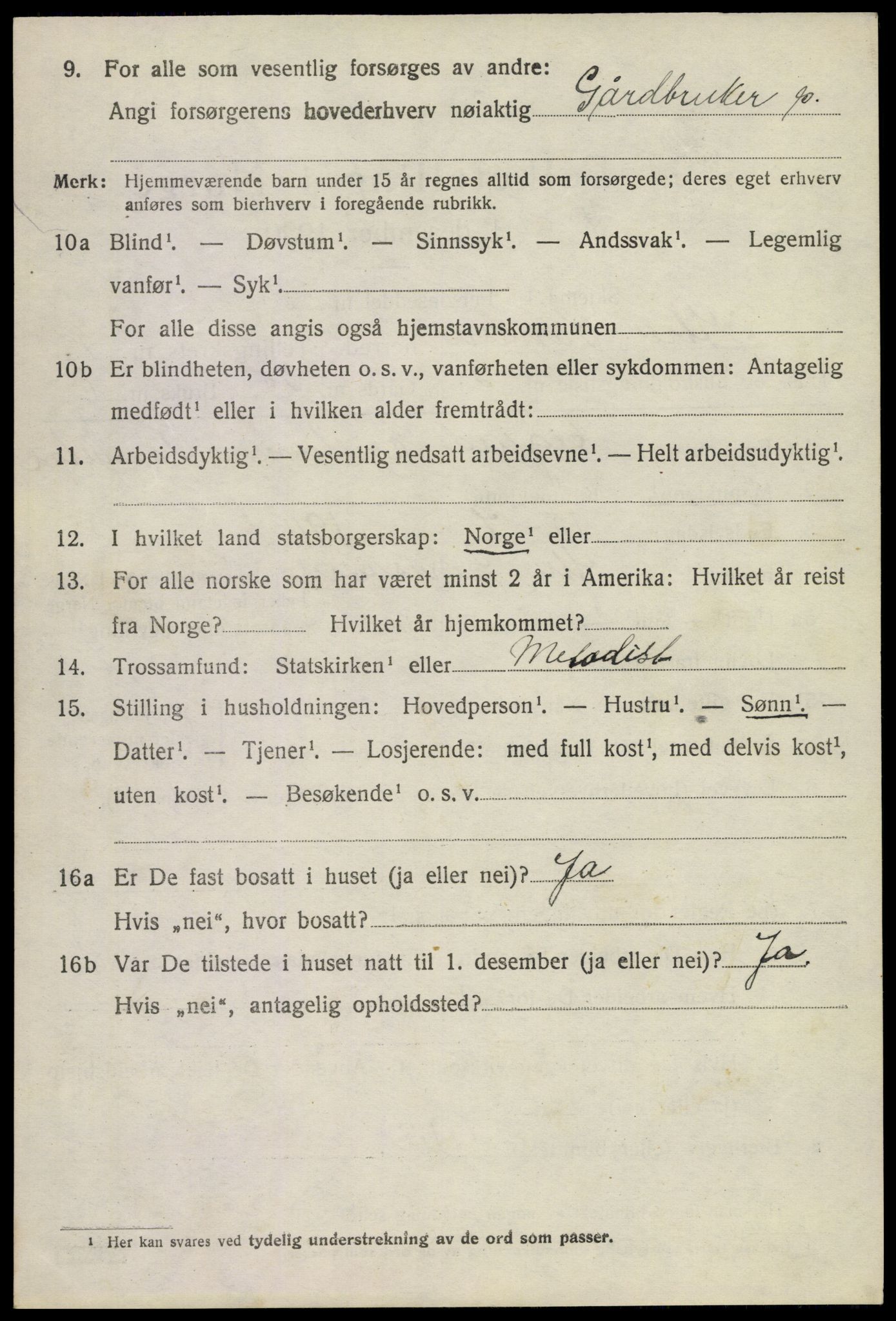 SAKO, 1920 census for Ytre Sandsvær, 1920, p. 3719