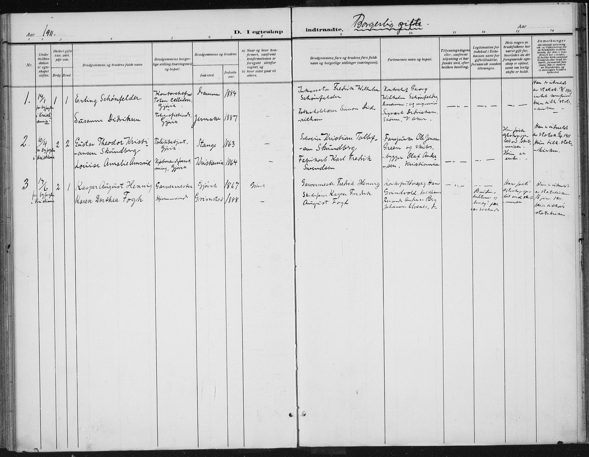 Vardal prestekontor, SAH/PREST-100/H/Ha/Haa/L0013: Parish register (official) no. 13, 1901-1911