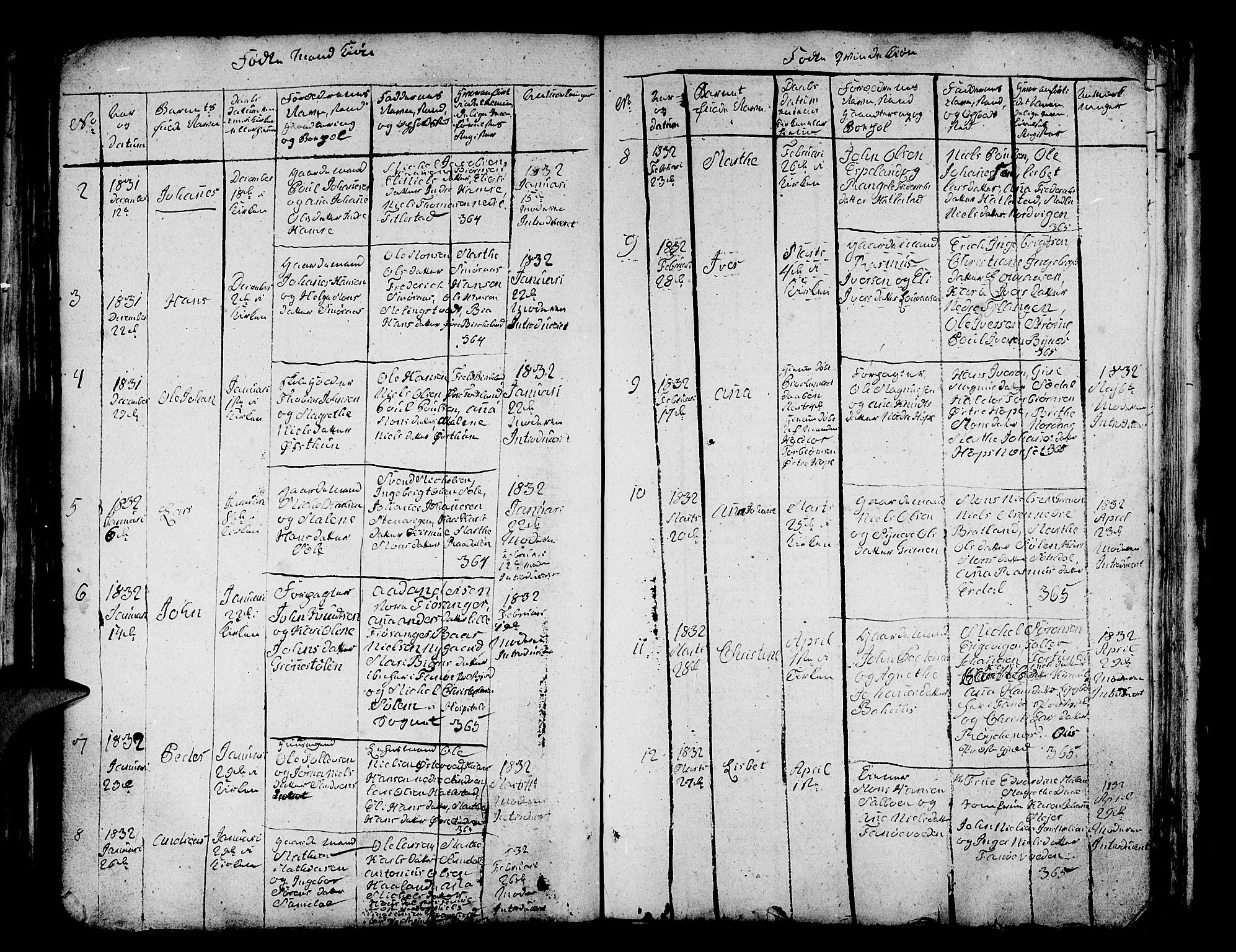 Fana Sokneprestembete, AV/SAB-A-75101/H/Hab/Habc/L0001: Parish register (copy) no. C 1, 1824-1837, p. 62