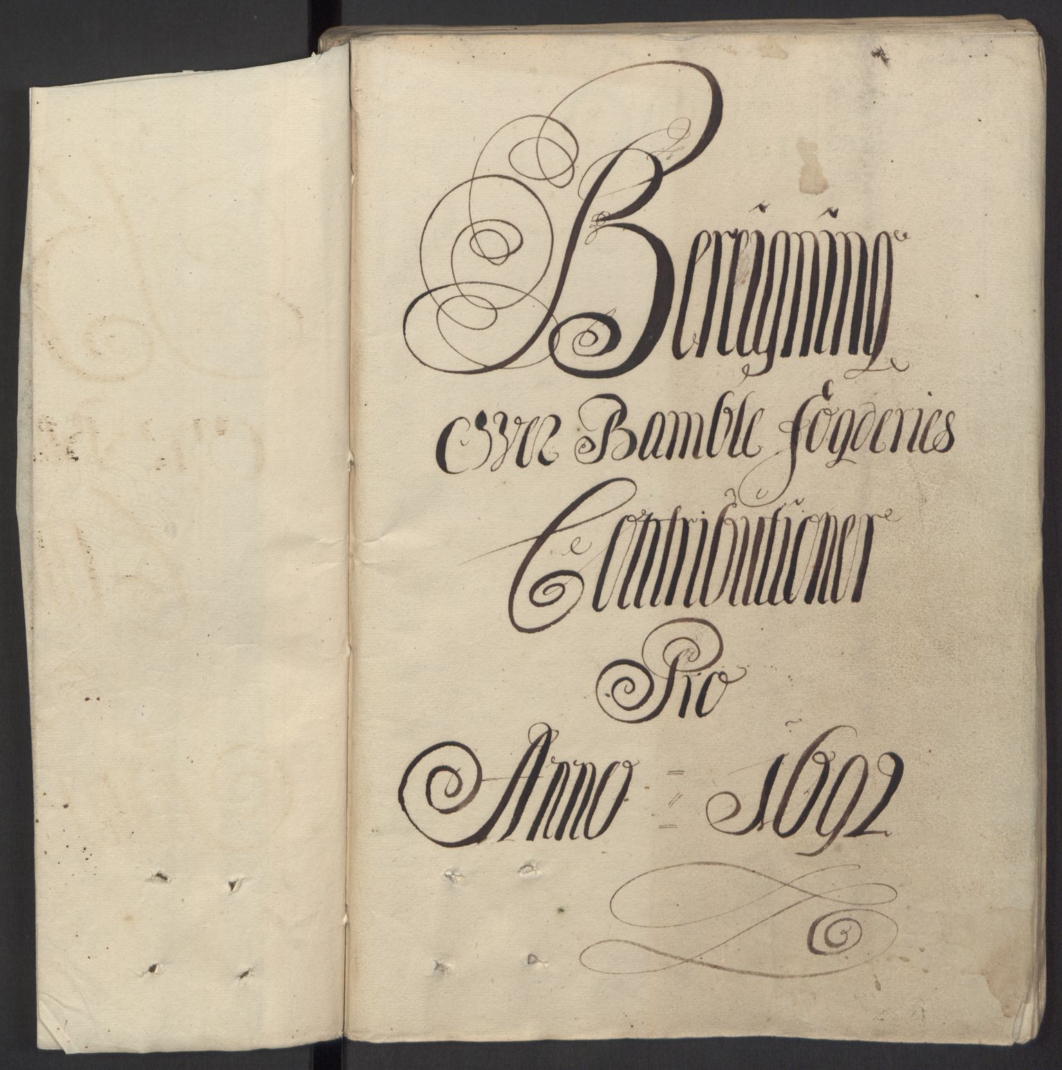 Rentekammeret inntil 1814, Reviderte regnskaper, Fogderegnskap, RA/EA-4092/R34/L2052: Fogderegnskap Bamble, 1692-1693, p. 63