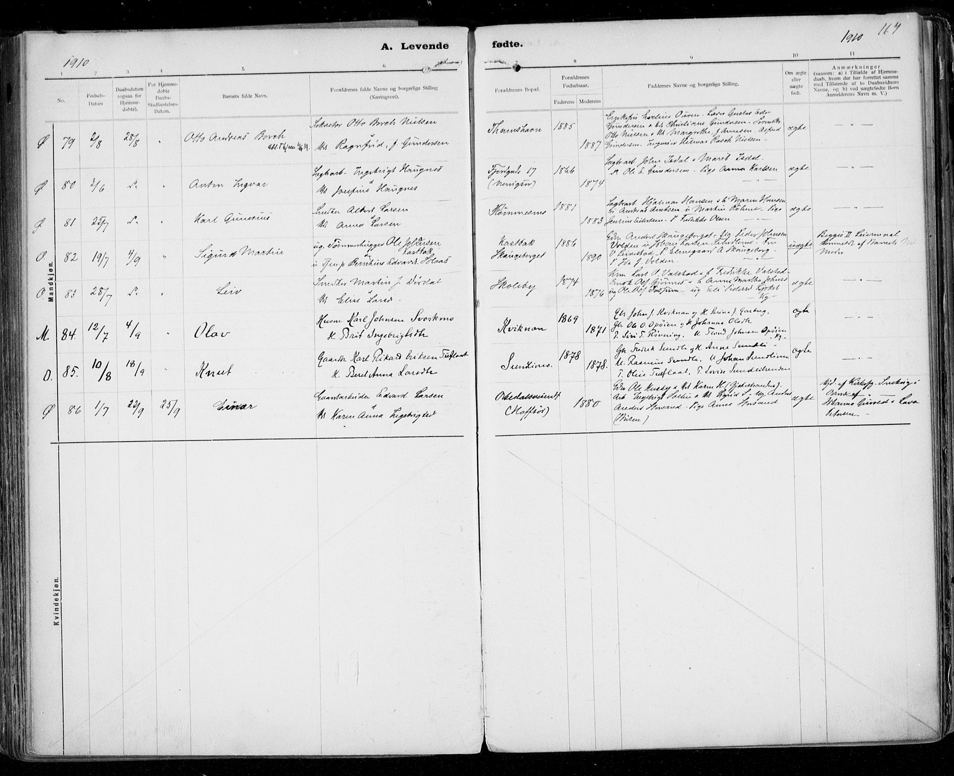 Ministerialprotokoller, klokkerbøker og fødselsregistre - Sør-Trøndelag, AV/SAT-A-1456/668/L0811: Parish register (official) no. 668A11, 1894-1913, p. 167