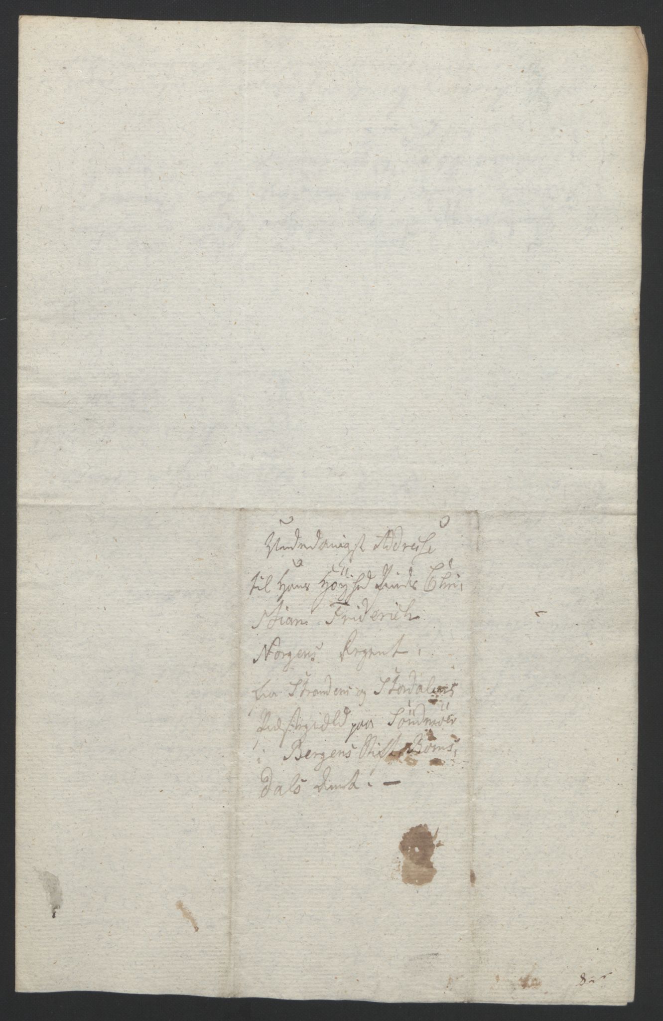 Statsrådssekretariatet, RA/S-1001/D/Db/L0008: Fullmakter for Eidsvollsrepresentantene i 1814. , 1814, p. 401