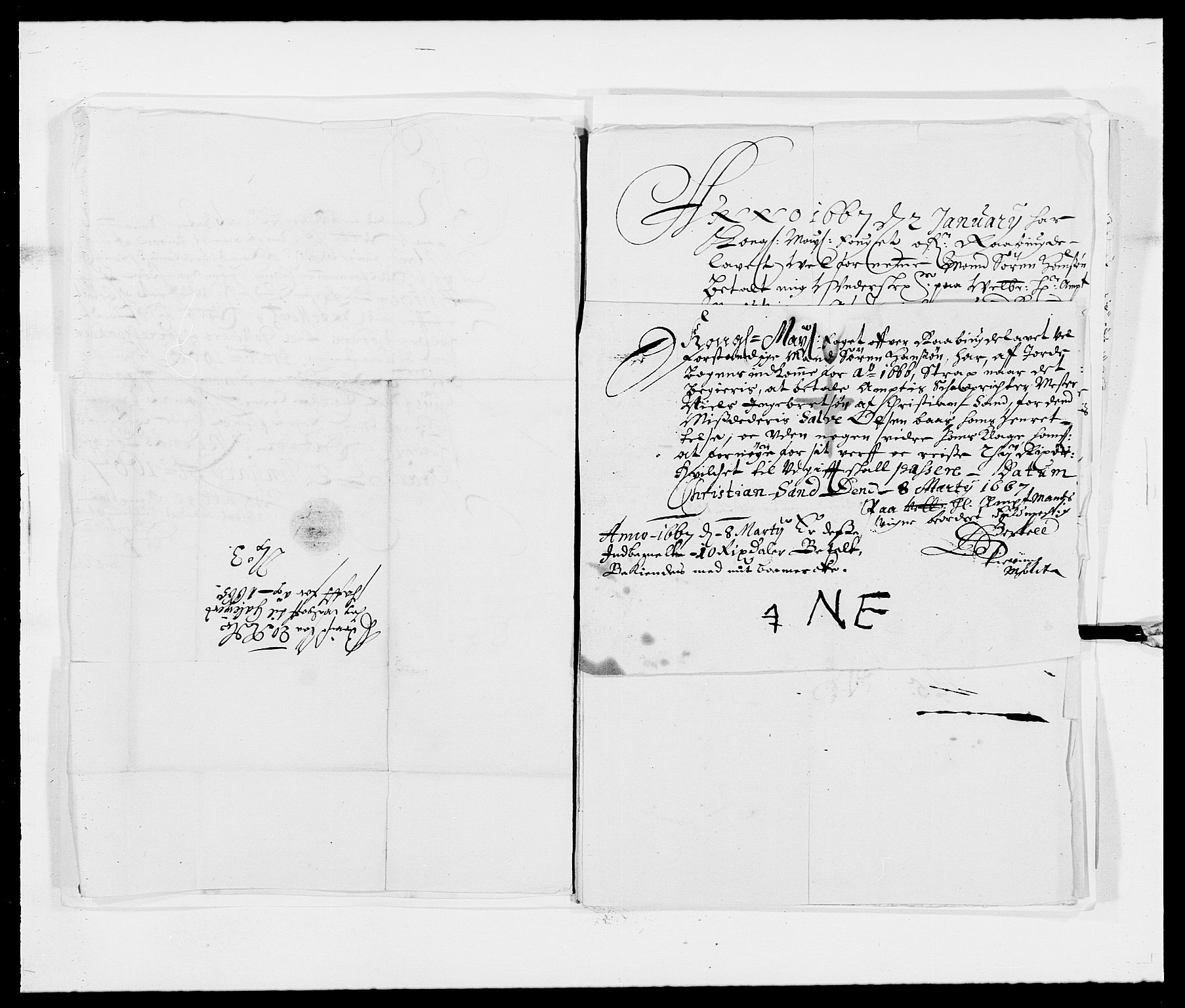 Rentekammeret inntil 1814, Reviderte regnskaper, Fogderegnskap, AV/RA-EA-4092/R40/L2431: Fogderegnskap Råbyggelag, 1664-1668, p. 207