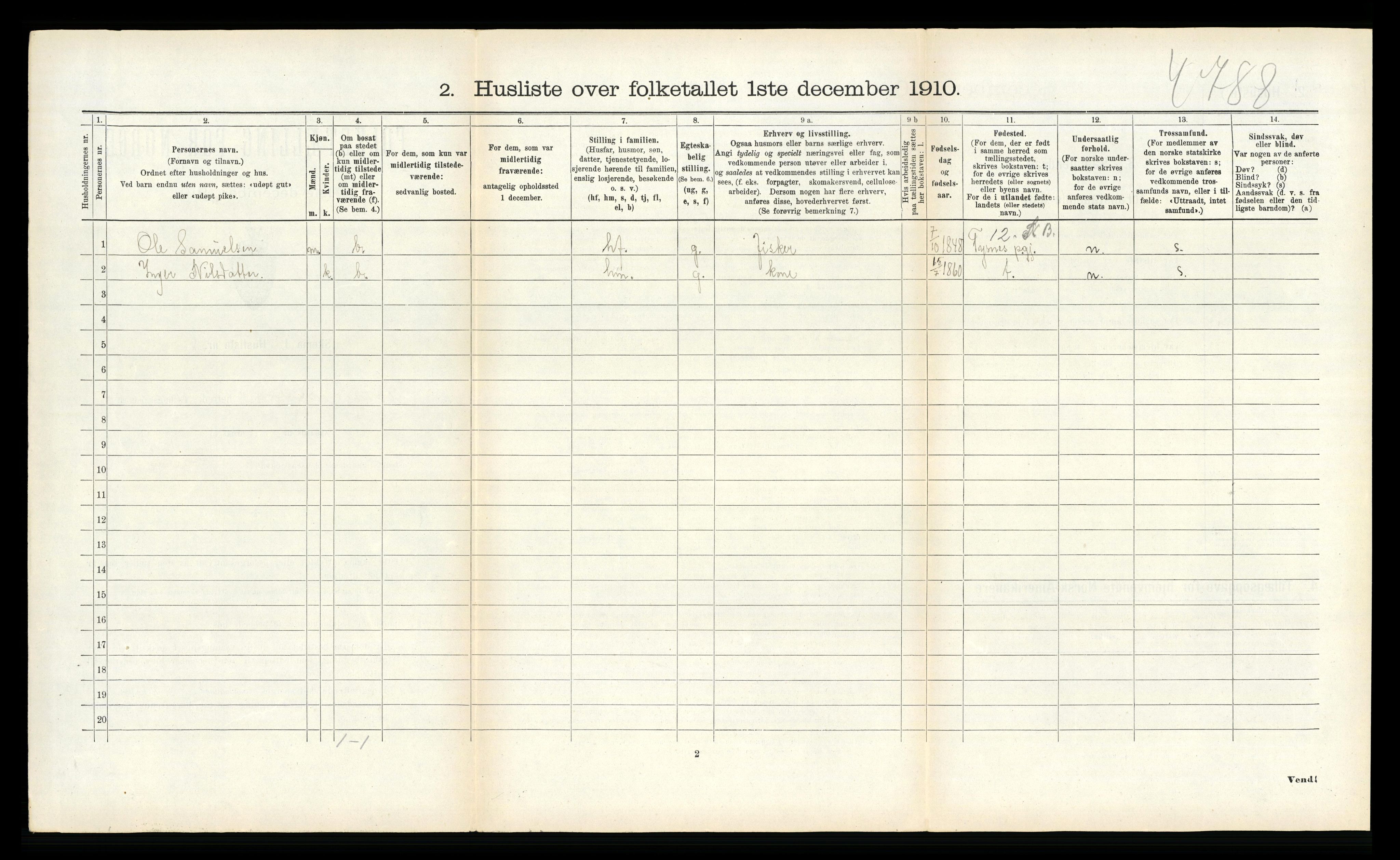 RA, 1910 census for Borge, 1910, p. 366