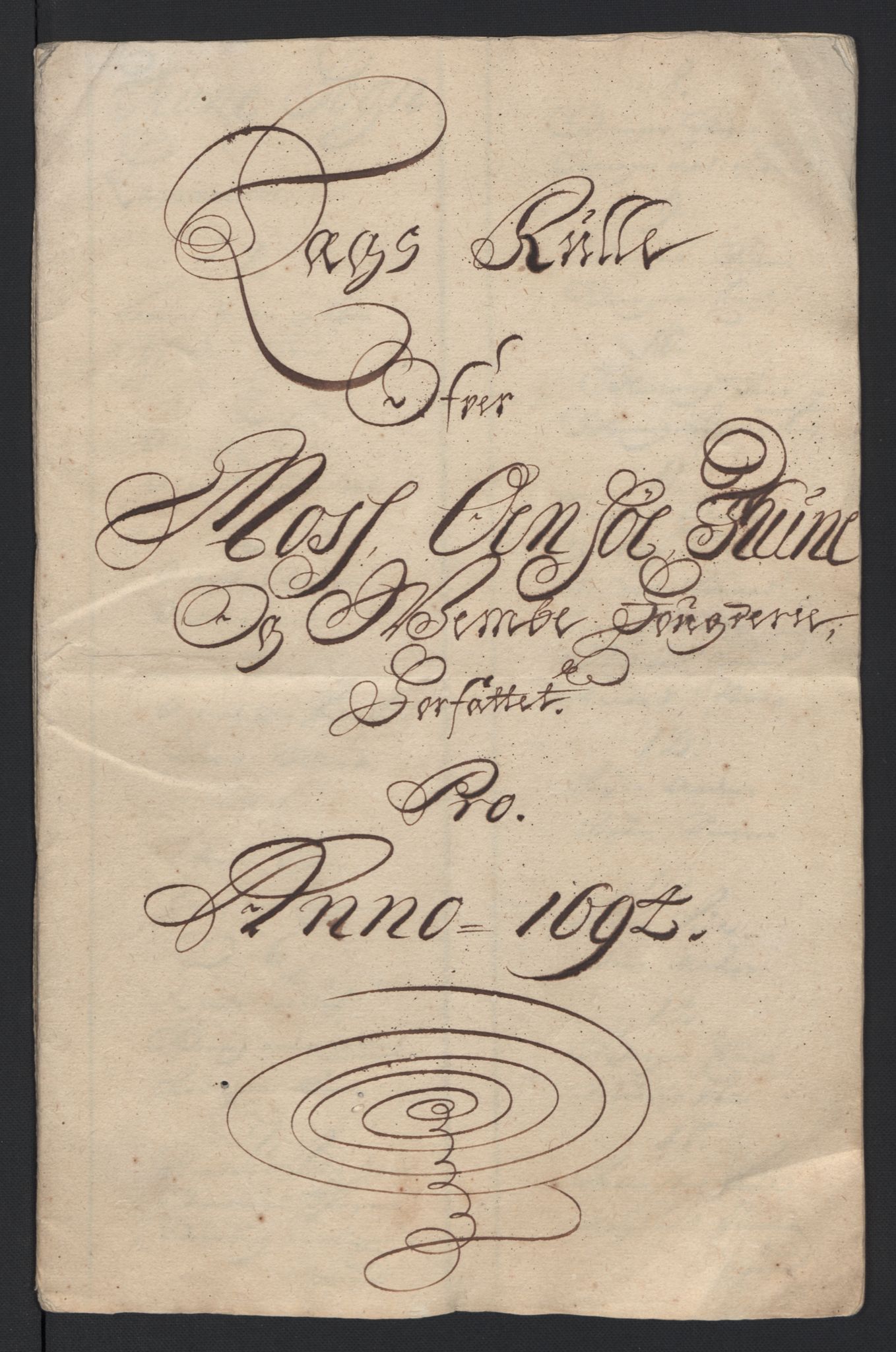 Rentekammeret inntil 1814, Reviderte regnskaper, Fogderegnskap, RA/EA-4092/R04/L0129: Fogderegnskap Moss, Onsøy, Tune, Veme og Åbygge, 1700, p. 563